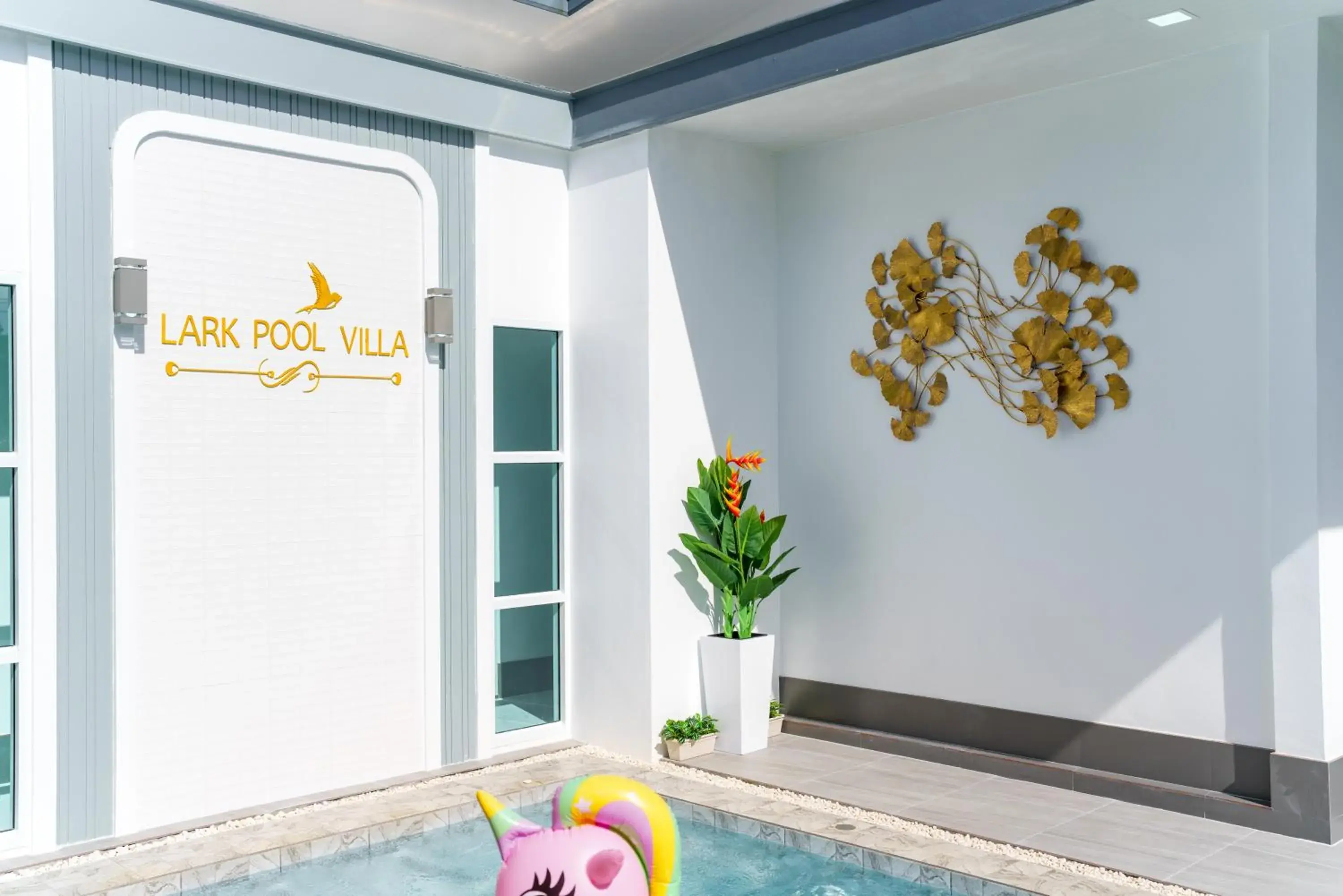 Pool view in Lark Pool Villa Aonang Krabi Pool view in Lark Pool Villa Aonang Krabi