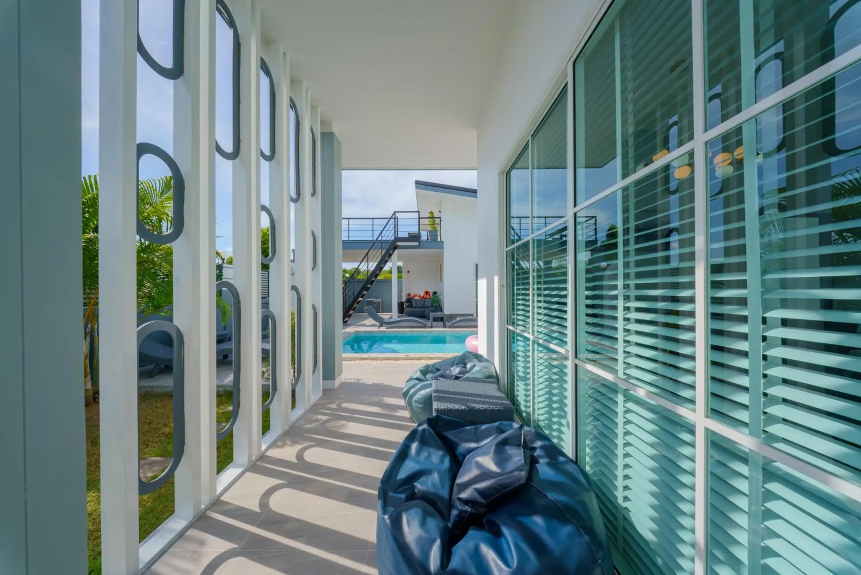 Pool view in Lark Pool Villa Aonang Krabi Pool view in Lark Pool Villa Aonang Krabi