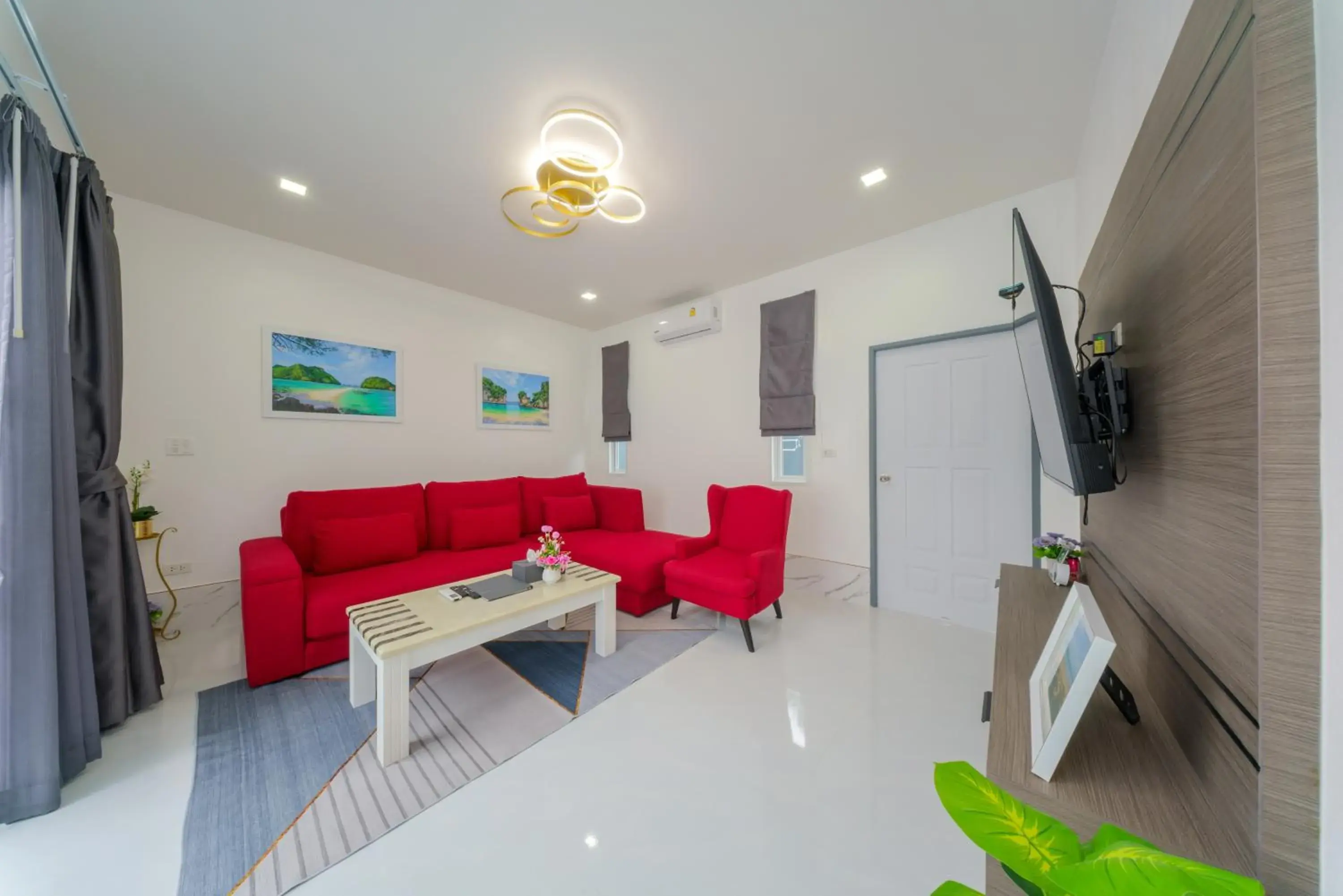 Living room in Lark Pool Villa Aonang Krabi Living room in Lark Pool Villa Aonang Krabi