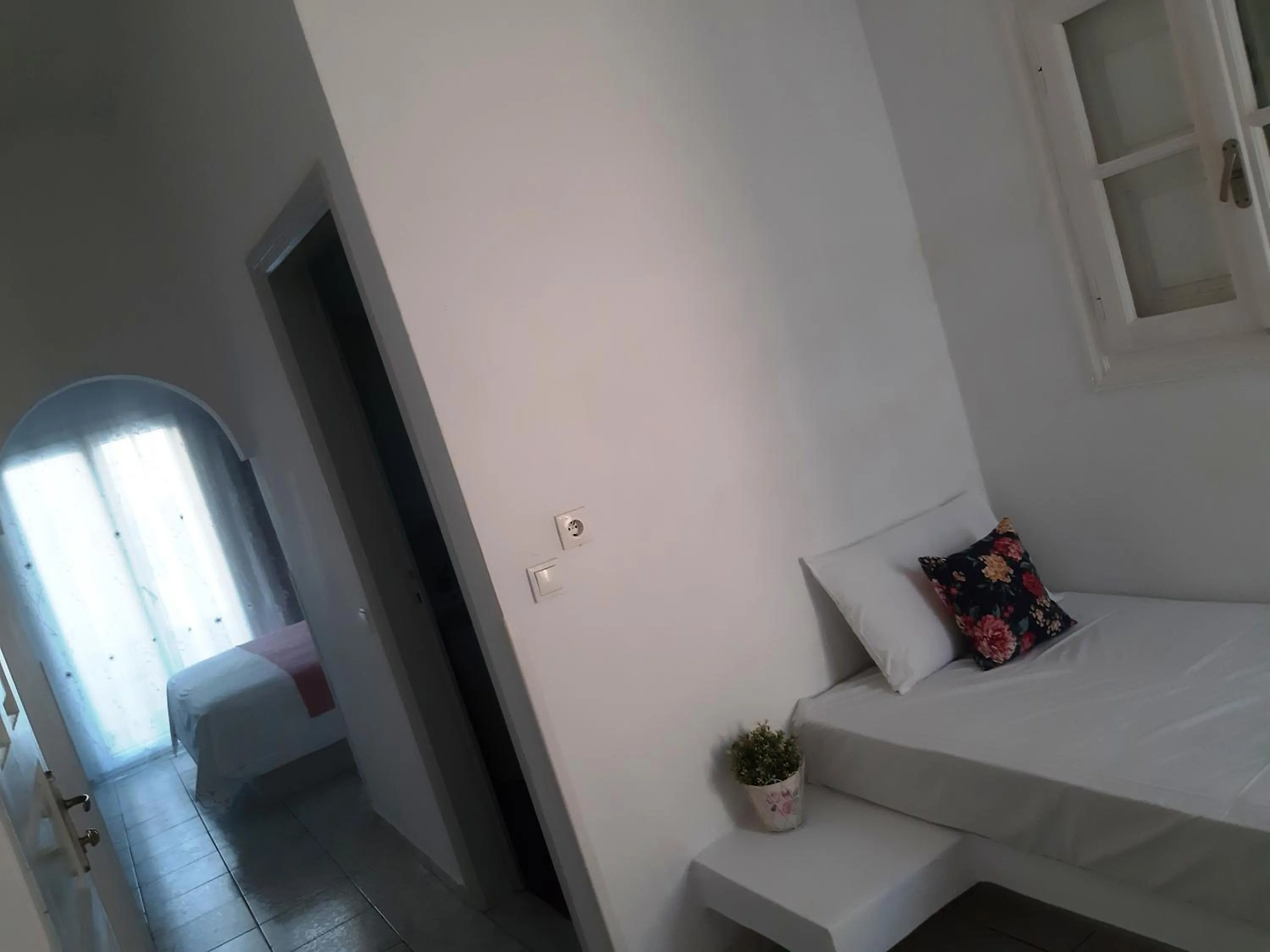 Bed in Atalos Suites