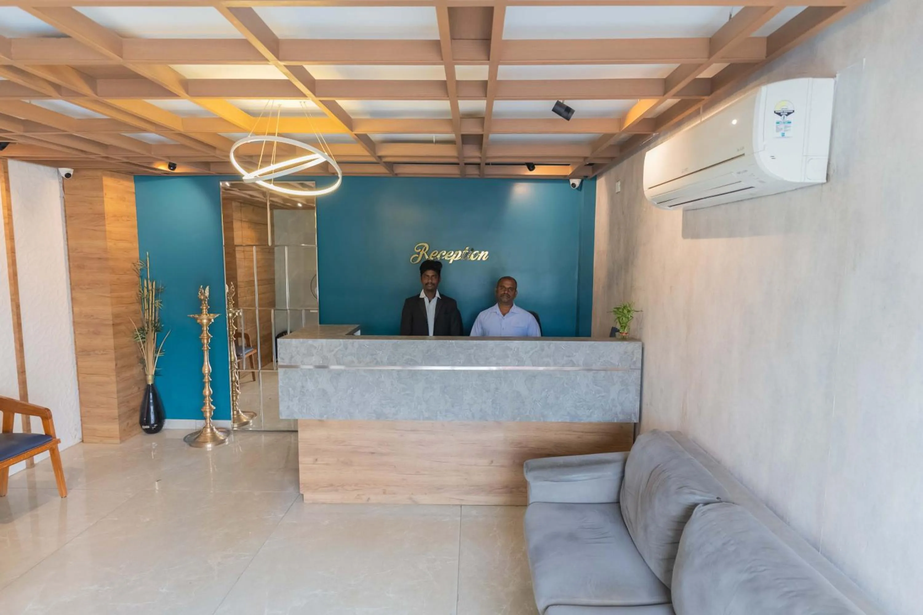 Lobby or reception in Hotel Aalia