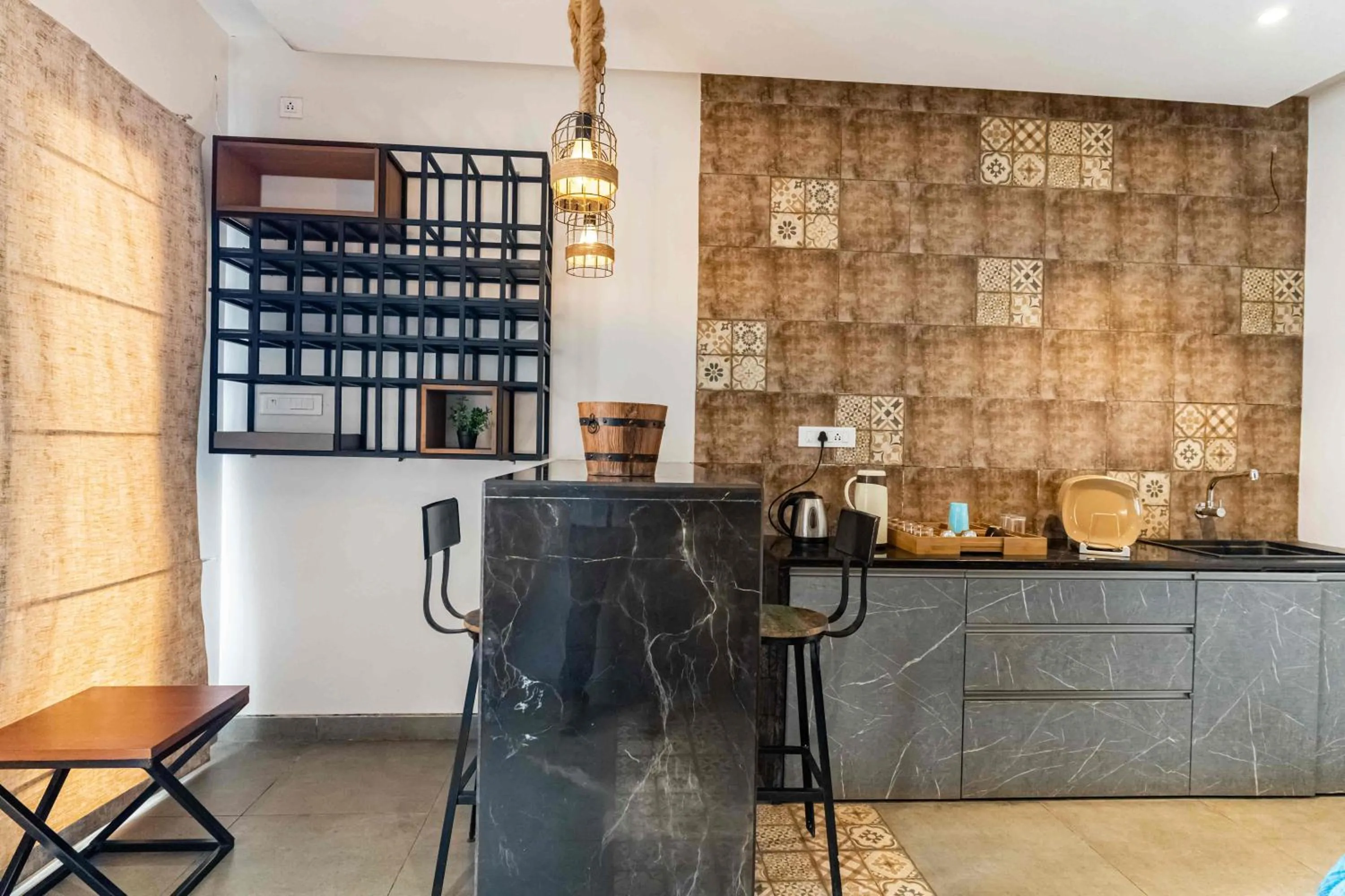 Seating area in Hotel Aalia