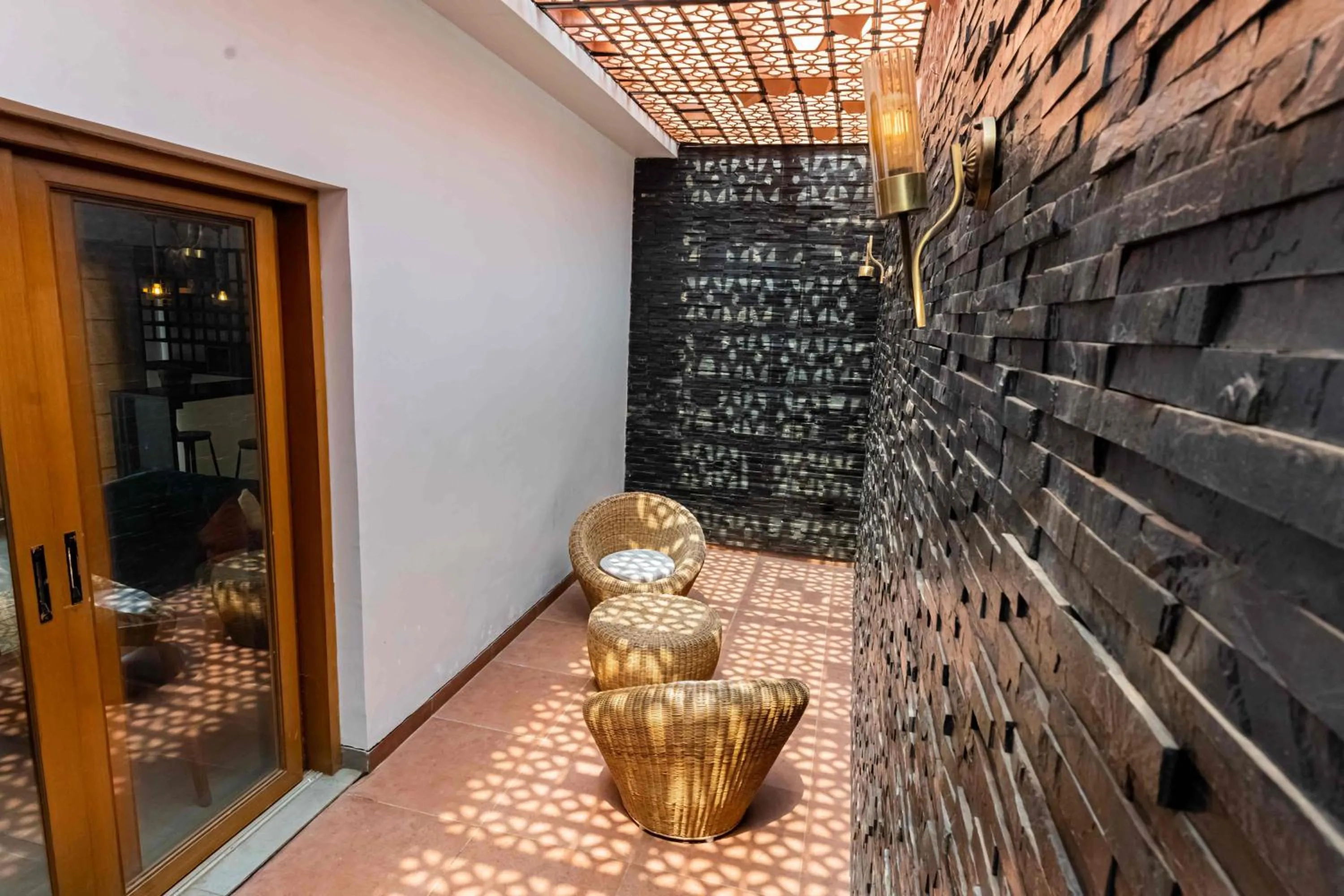 Seating area in Hotel Aalia