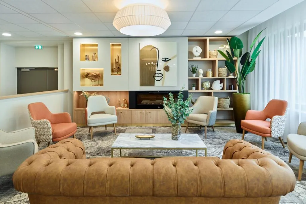 Living room in Zenao Appart'hôtels Suresnes