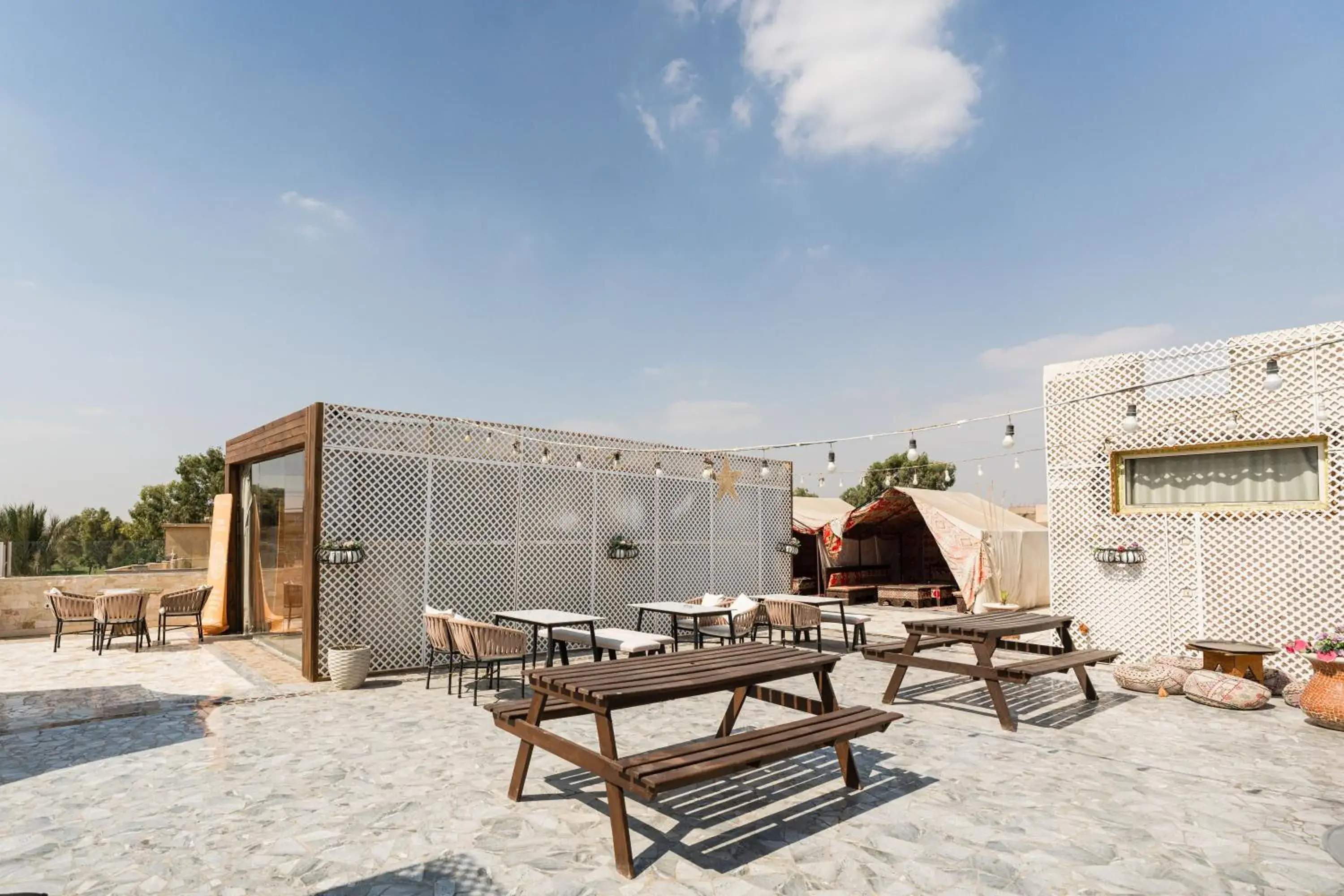 Restaurant/places to eat in Villa Khufu Pyramids Hotel Restaurant/places to eat in Villa Khufu Pyramids Hotel