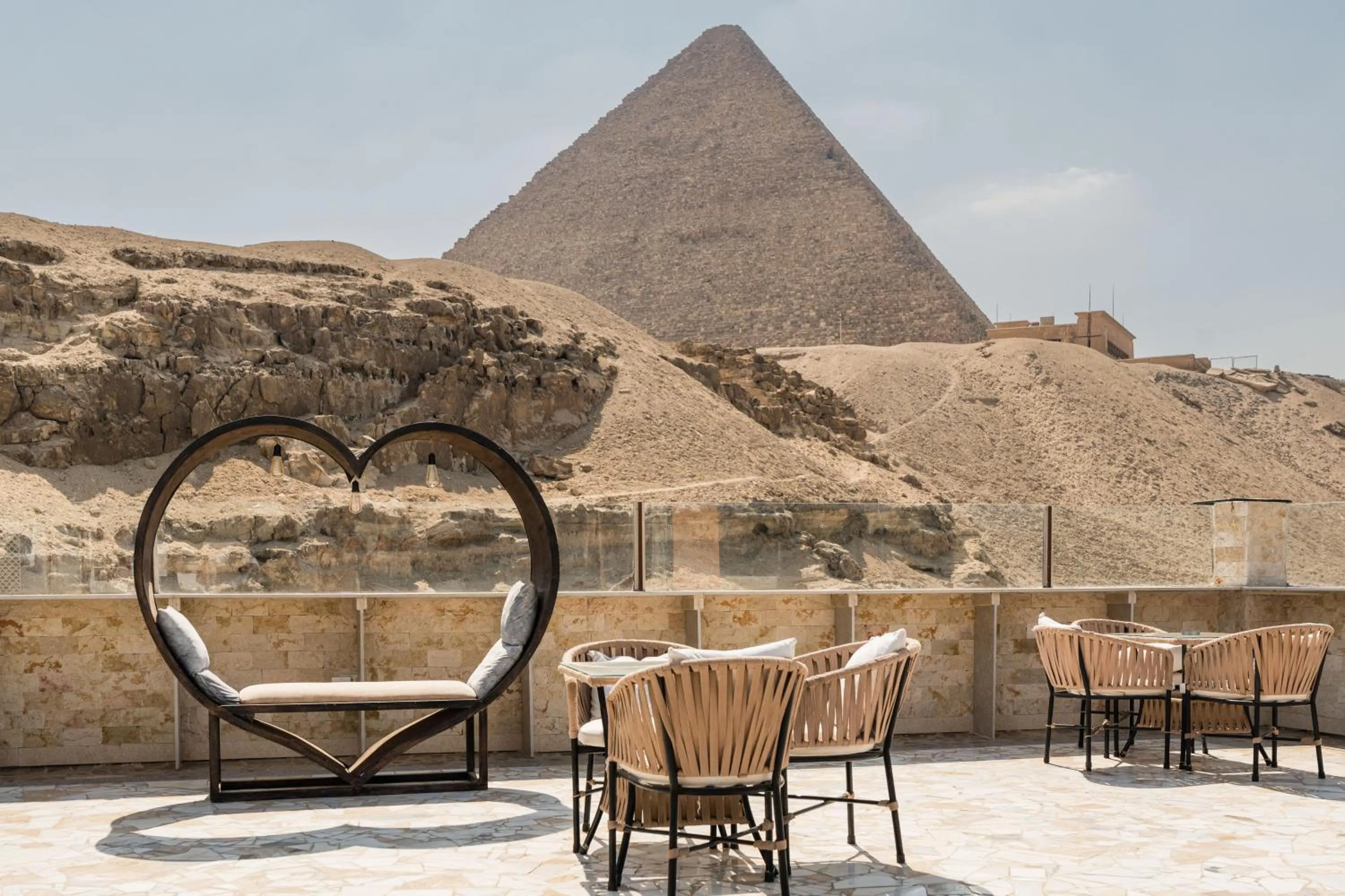View (from property/room) in Villa Khufu Pyramids Hotel