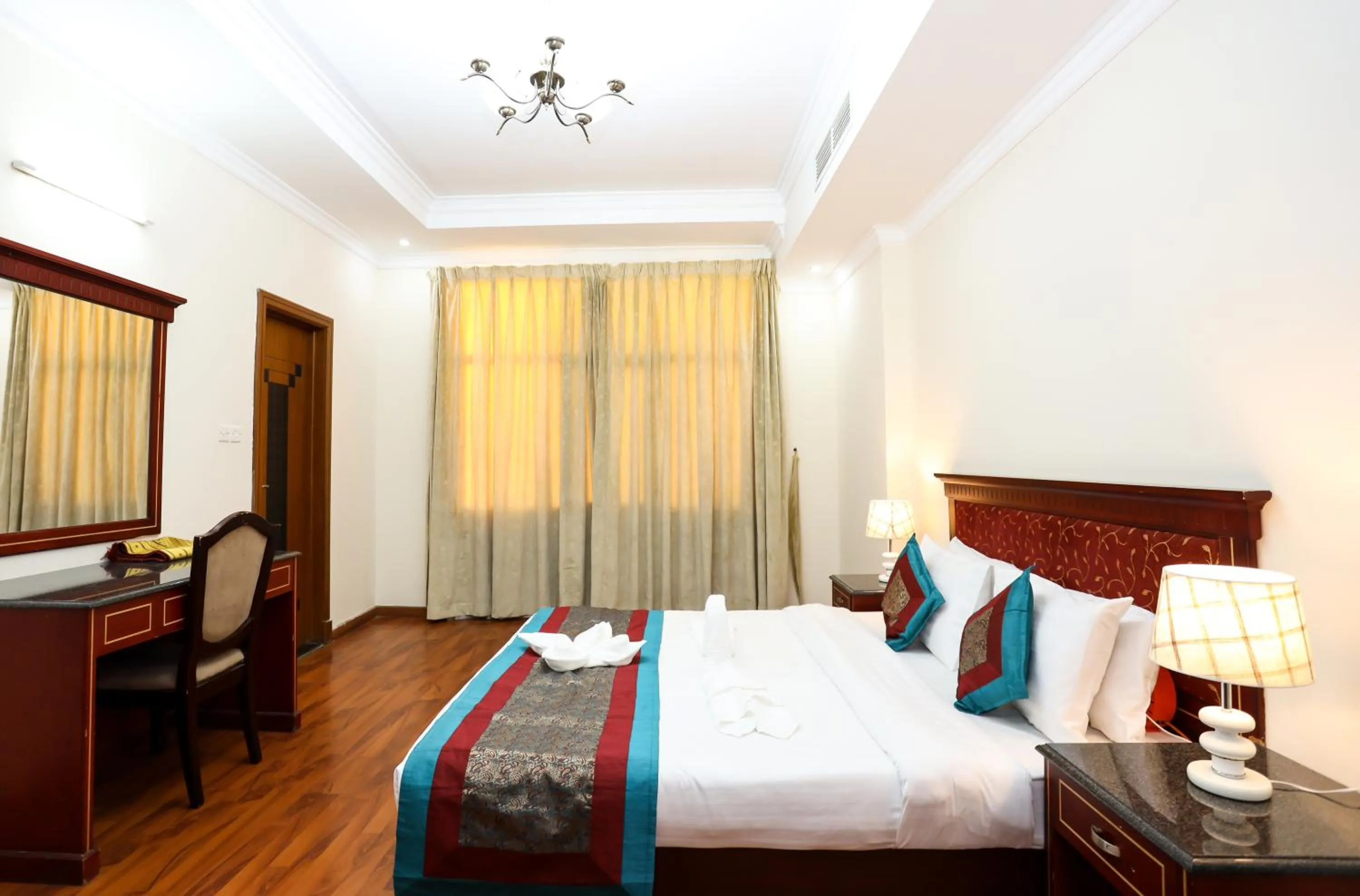 Seating area in Pearl Bahrain Suites