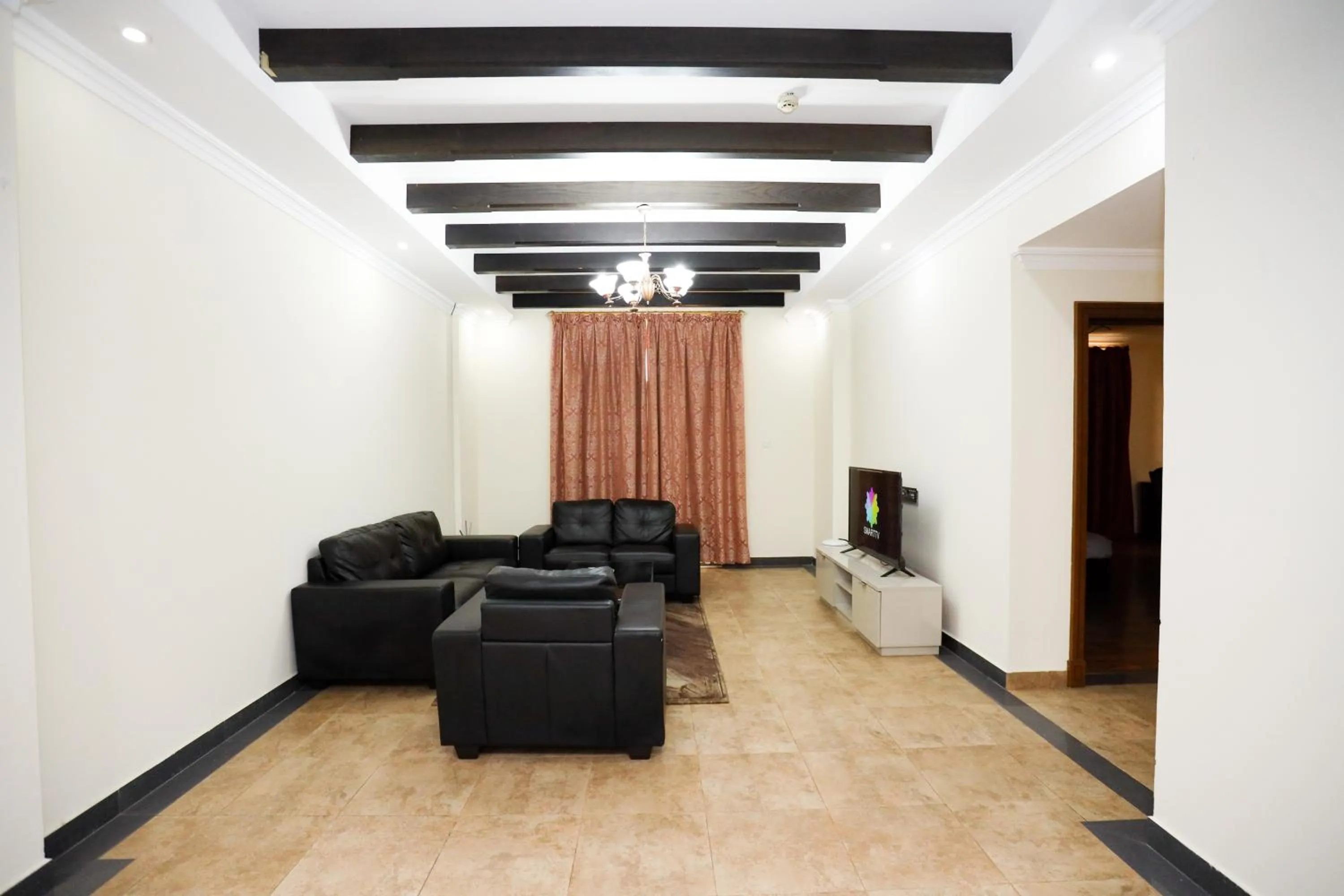 Living room in Pearl Bahrain Suites