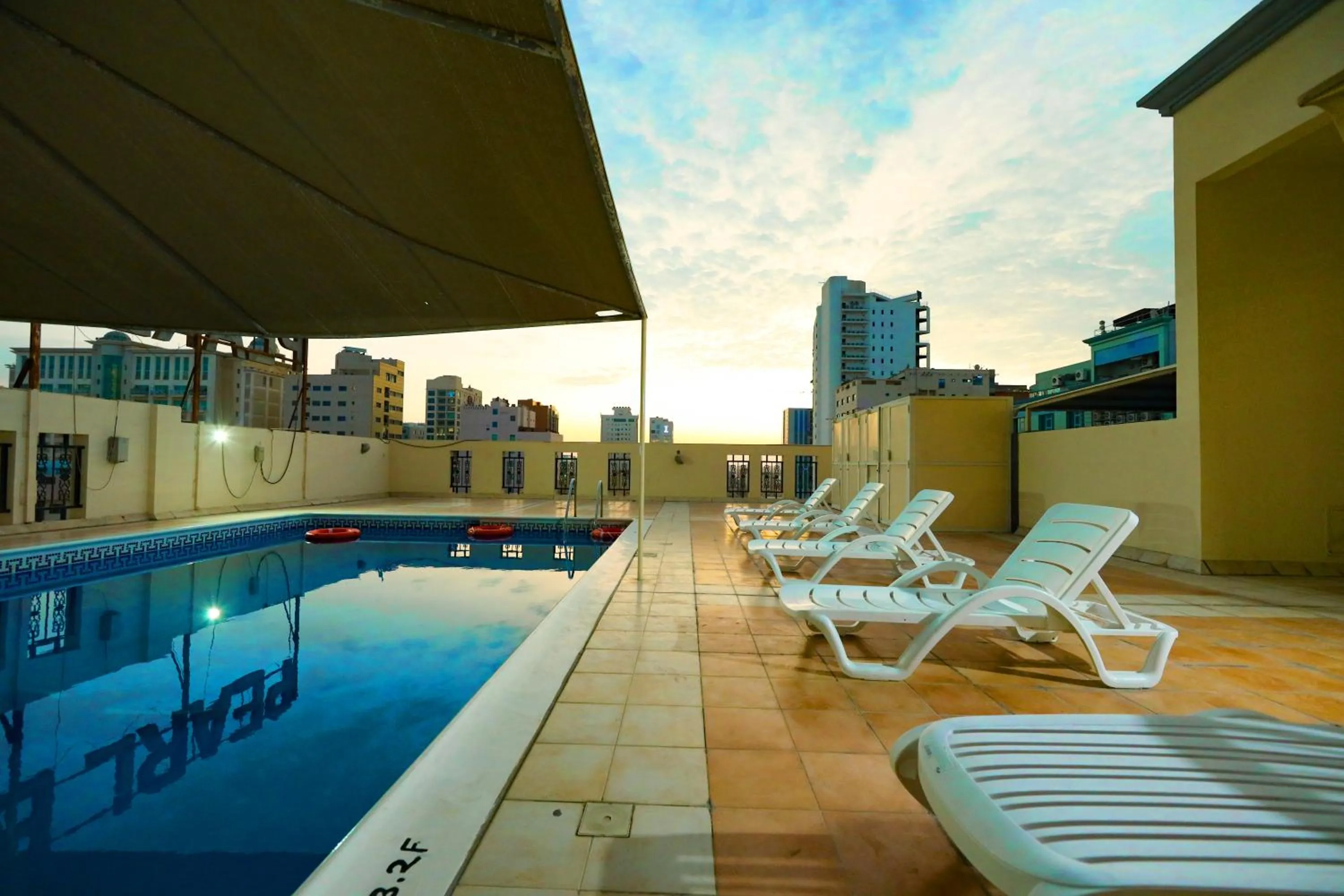 Pool view in Pearl Bahrain Suites