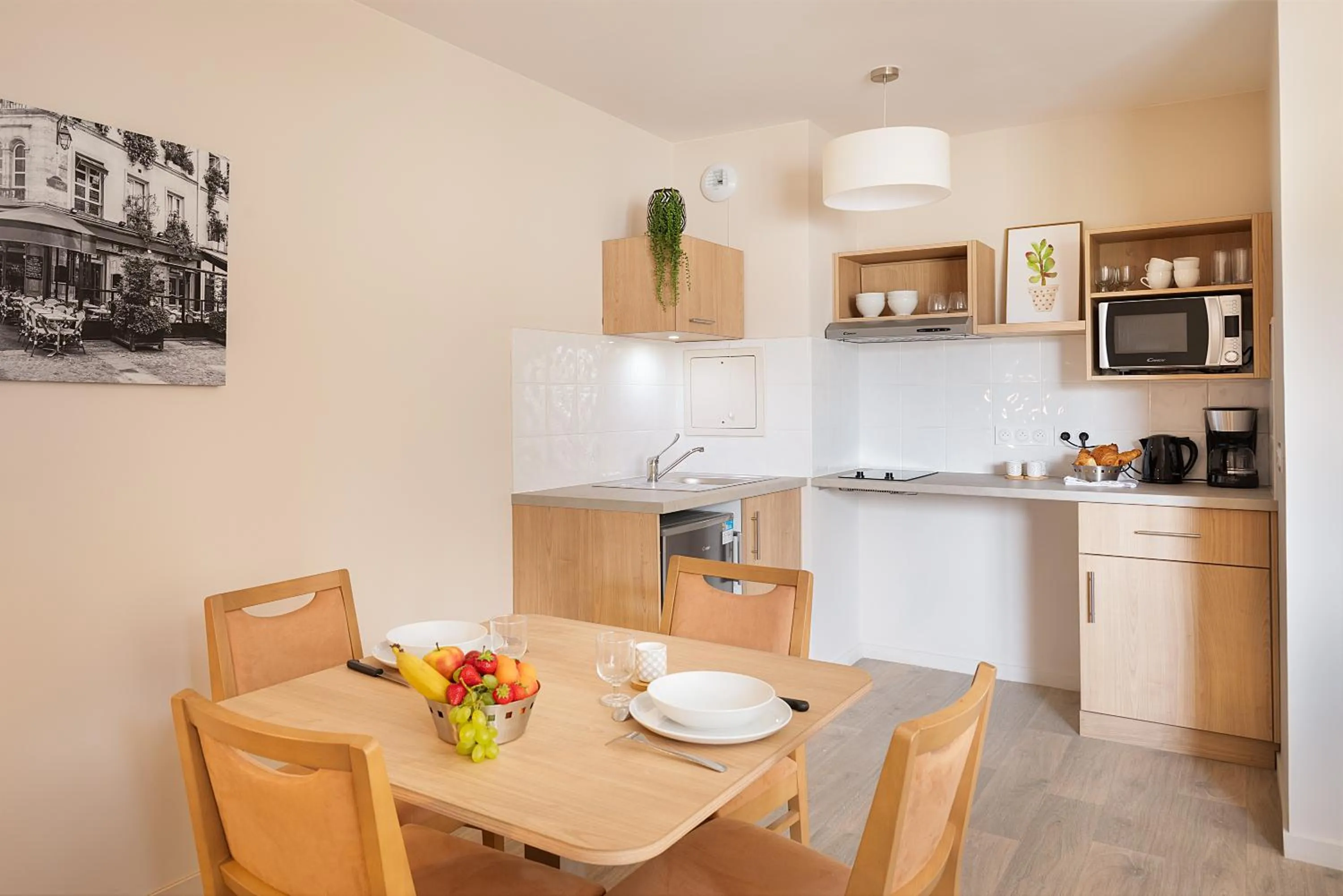 Living room in Zenao Appart'hôtels Le Raincy