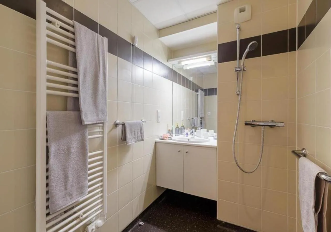 Shower in Zenao Appart'hôtels Strasbourg