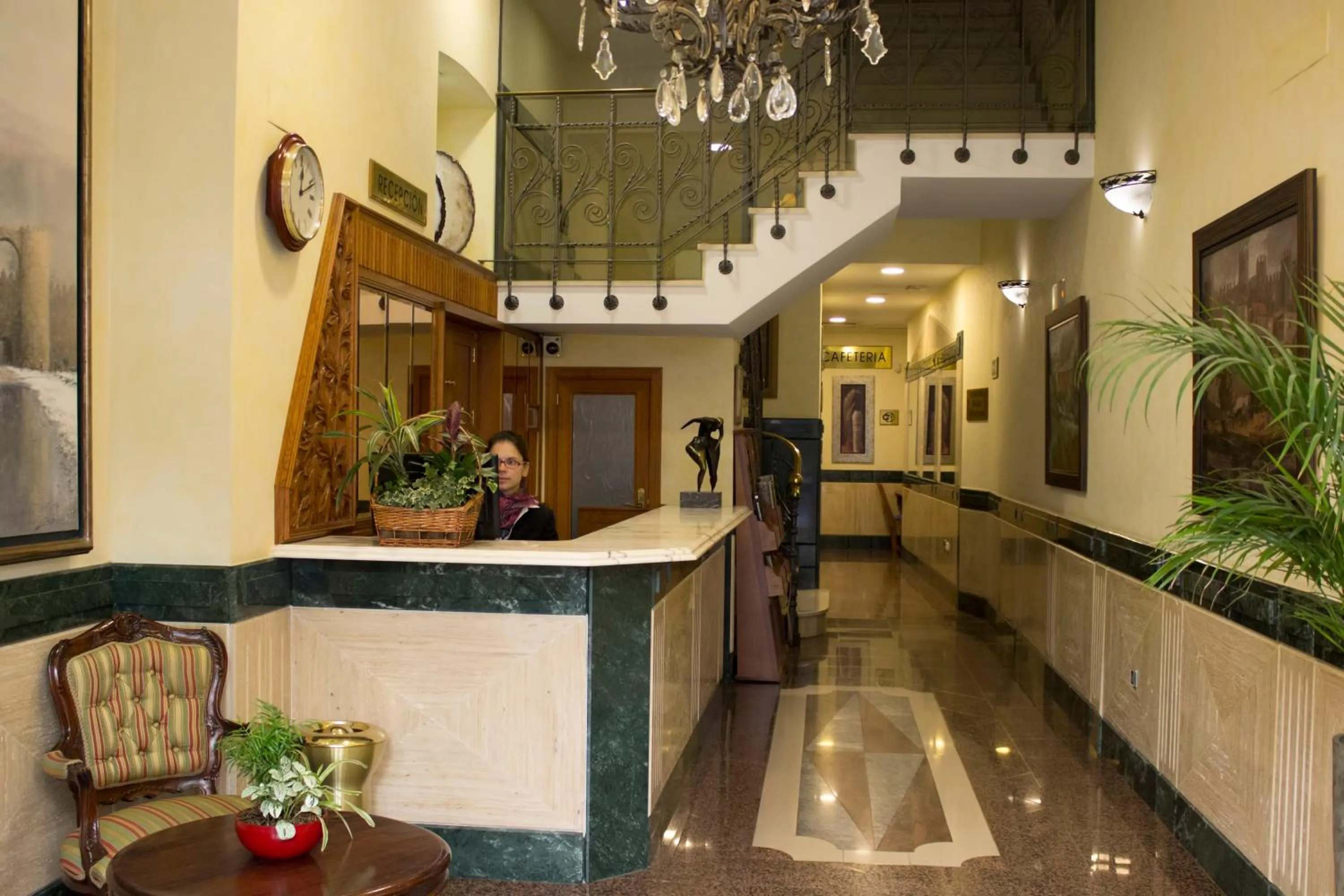 Lobby or reception in Hotel Las Moradas