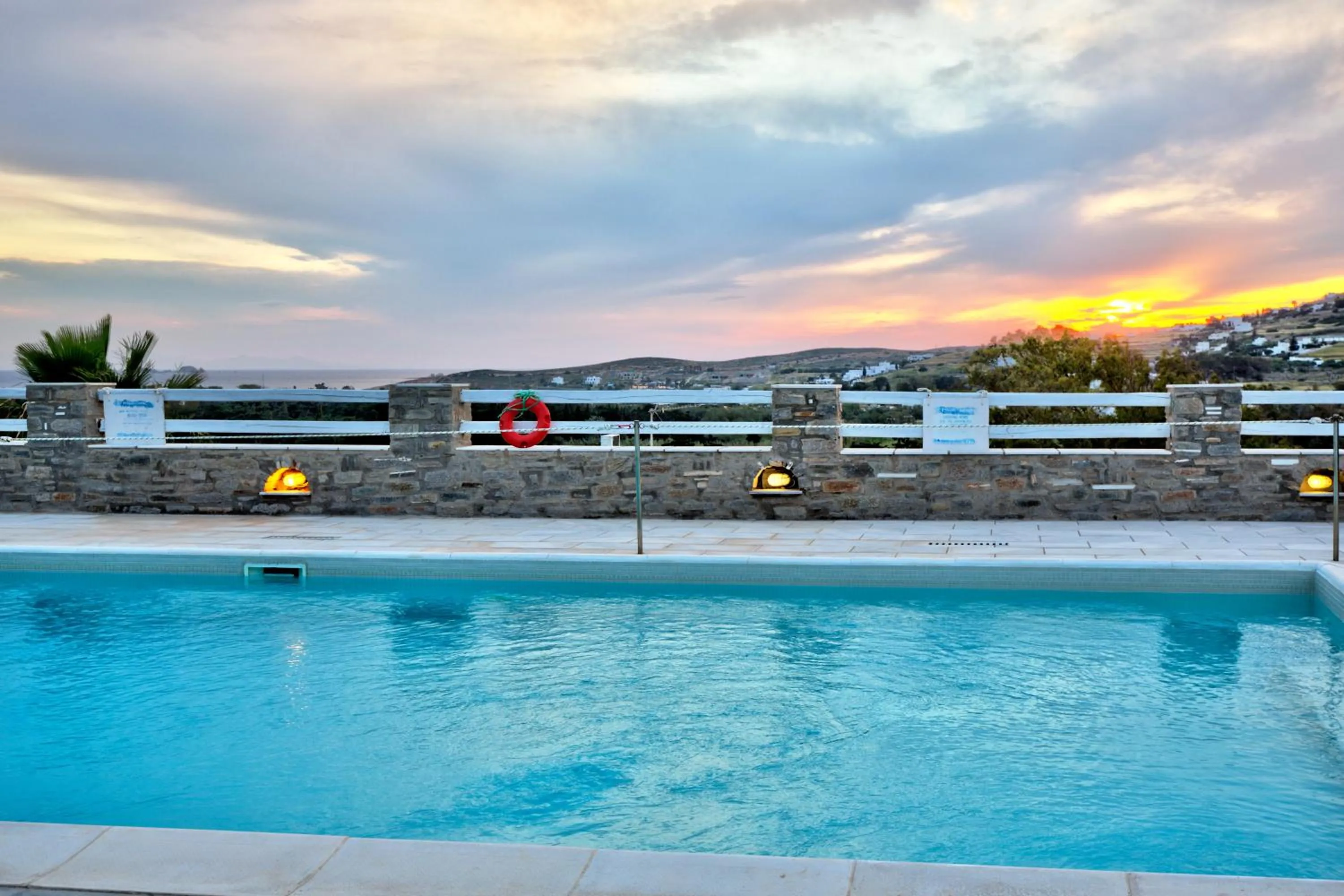 Swimming pool in Pyrgaki Hotel