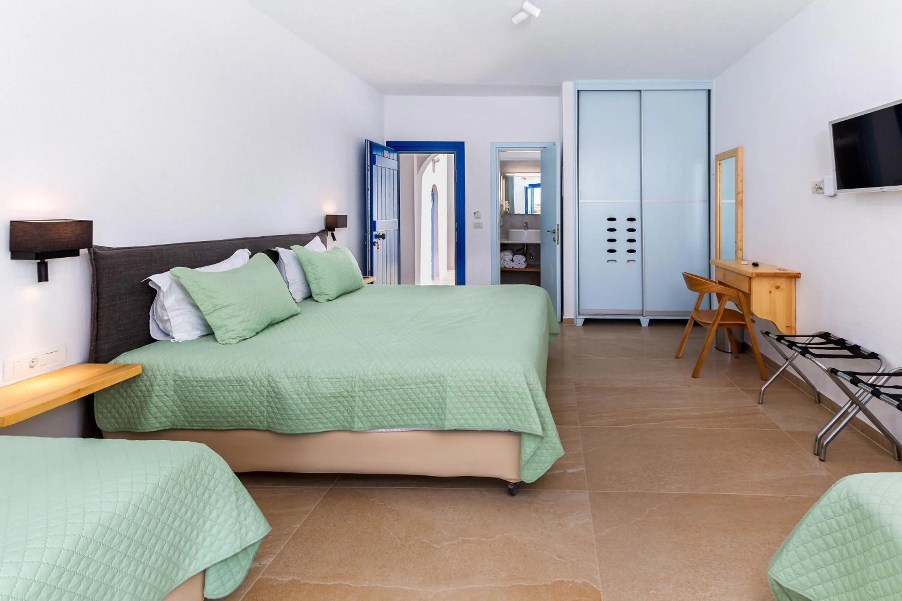 Photo of the whole room, Bed in Pyrgaki Hotel