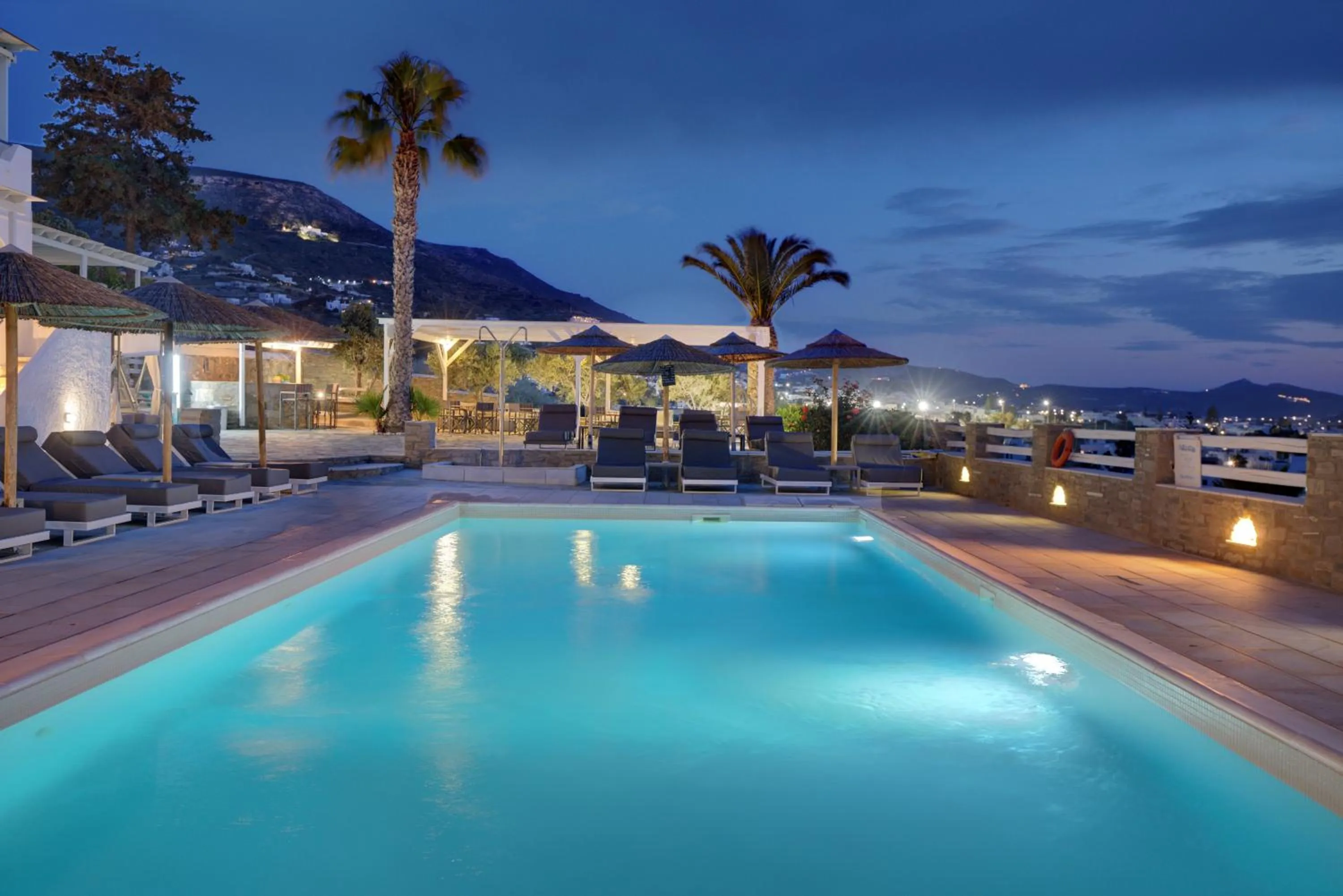 Swimming pool in Pyrgaki Hotel