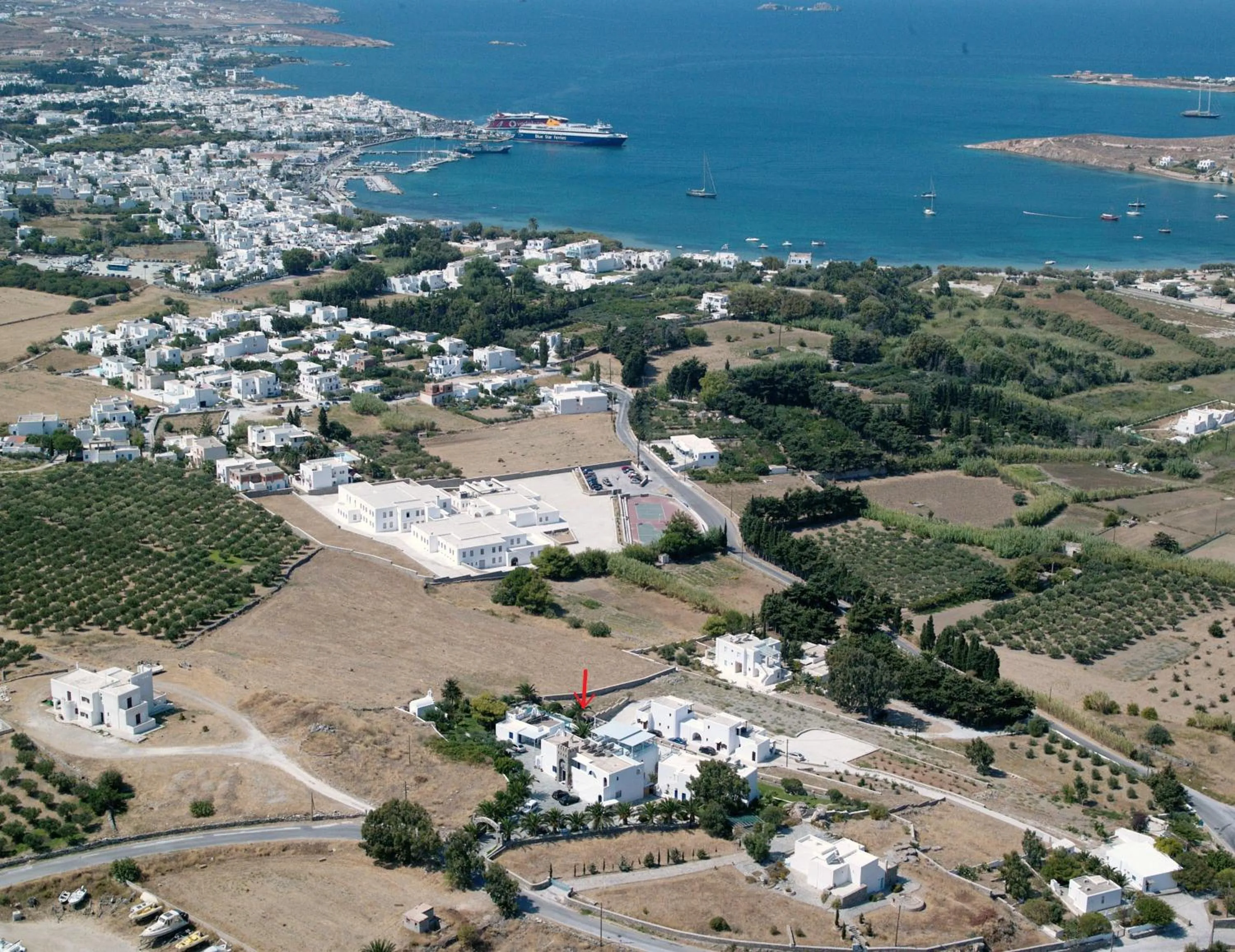 Bird's eye view in Pyrgaki Hotel