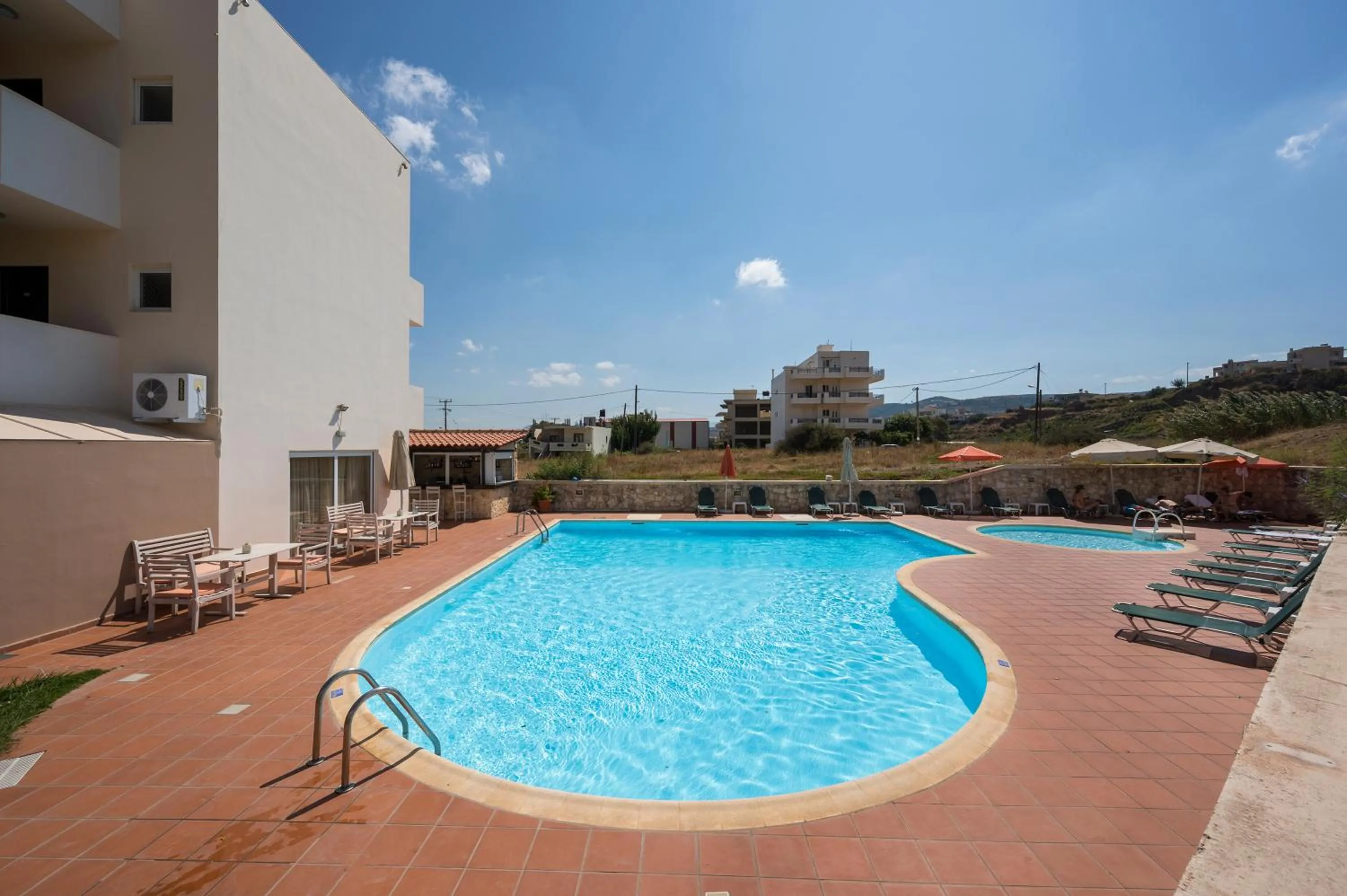 Pool view in Hermes Hotel