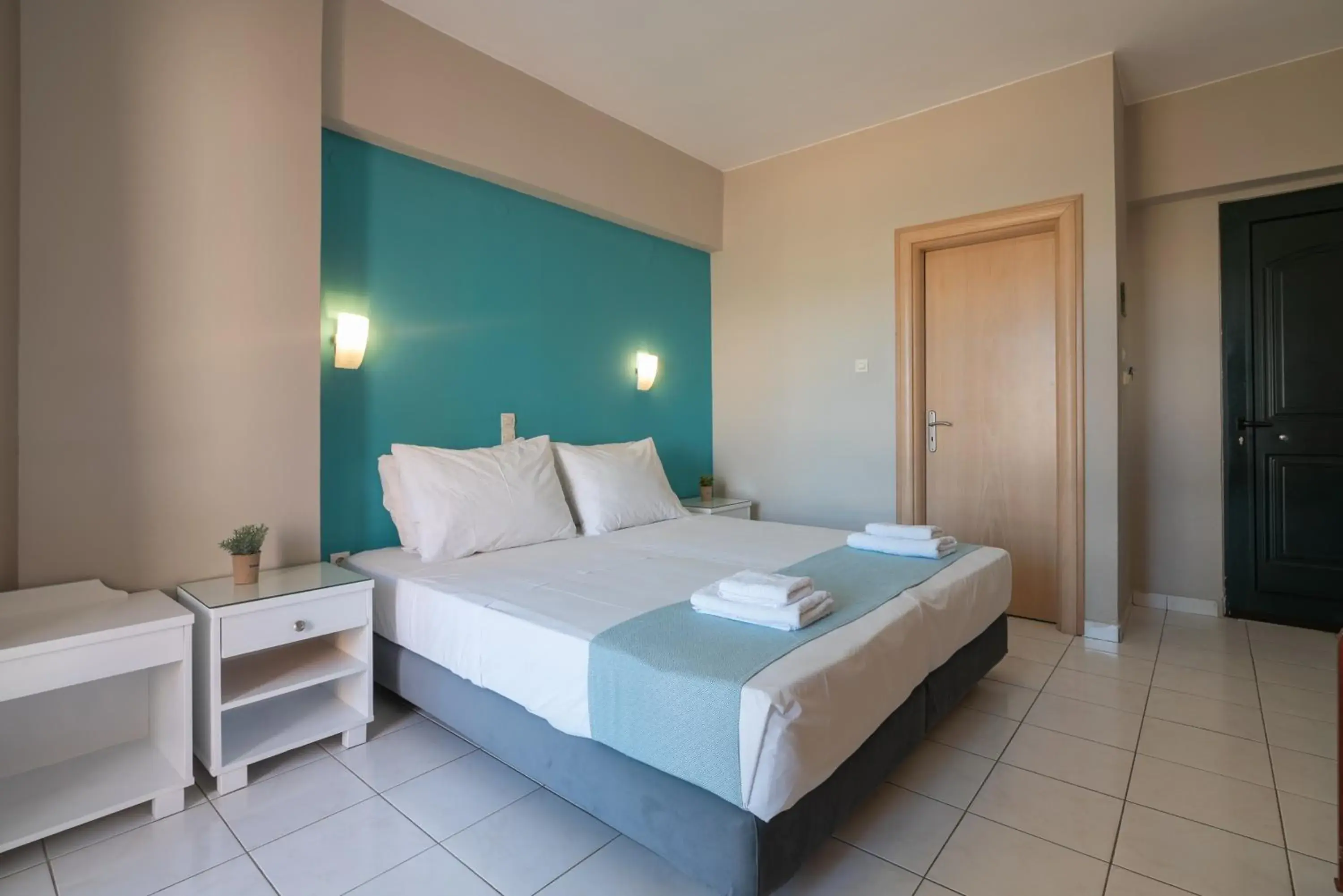 Bed in Hermes Hotel Bed in Hermes Hotel