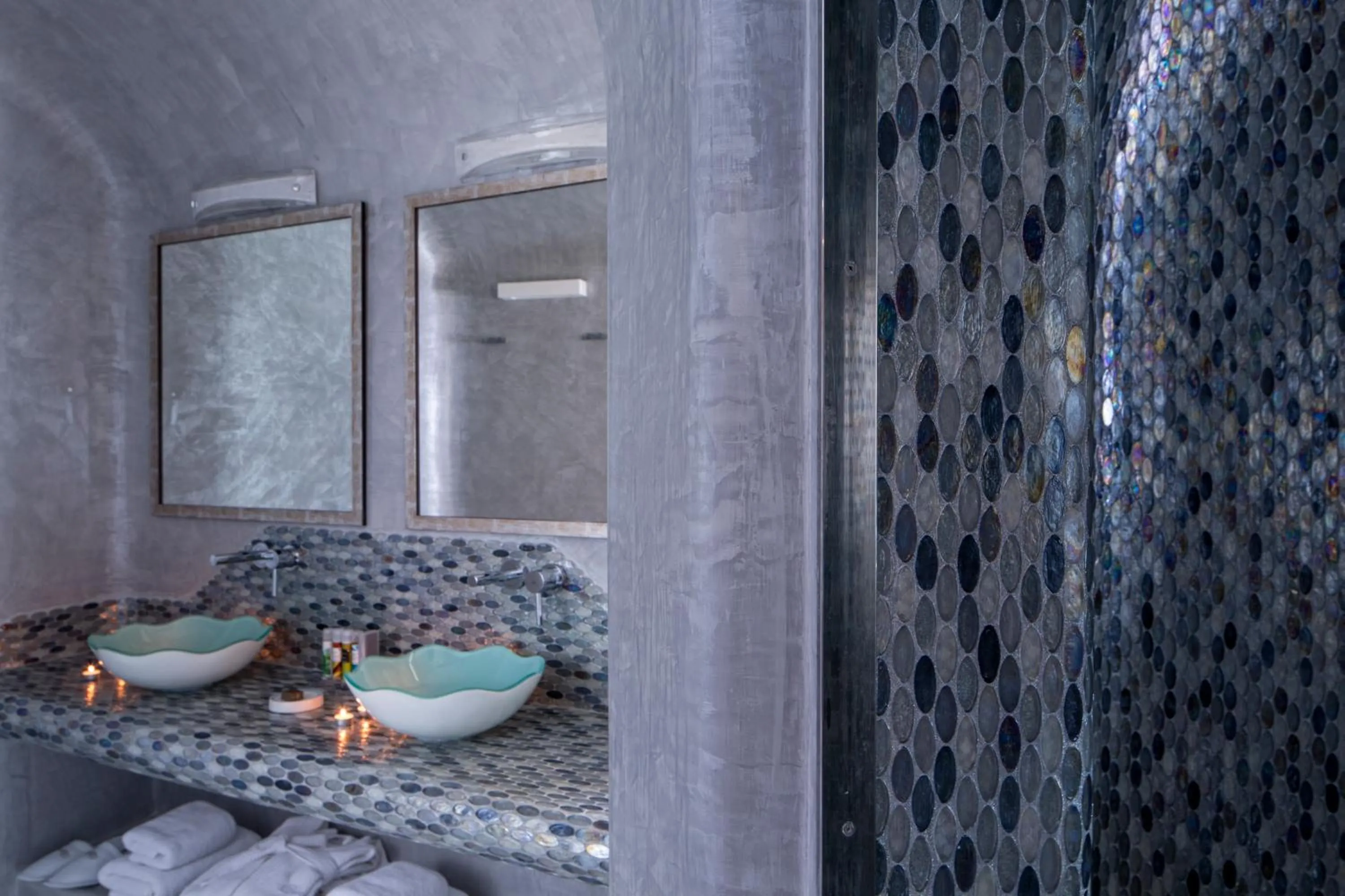 Bathroom in Dreams Luxury Suites