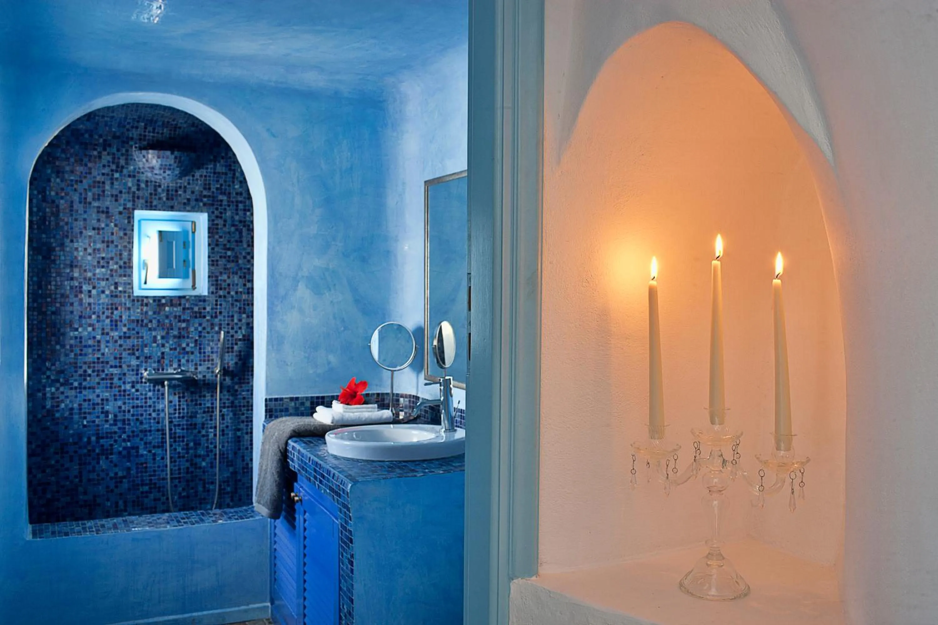 Bathroom in Dreams Luxury Suites