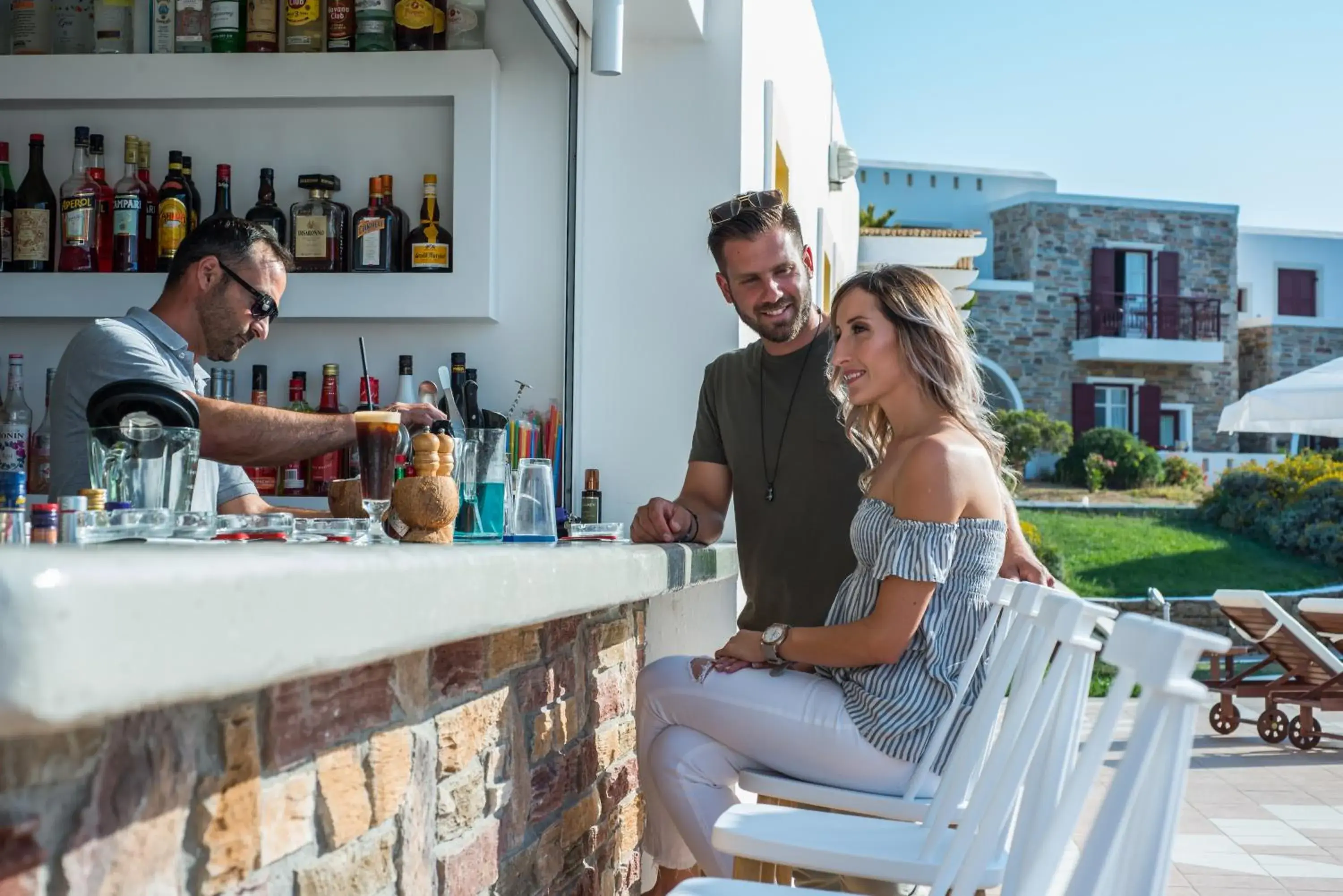 Lounge or bar in Naxos Palace Hotel Lounge or bar in Naxos Palace Hotel