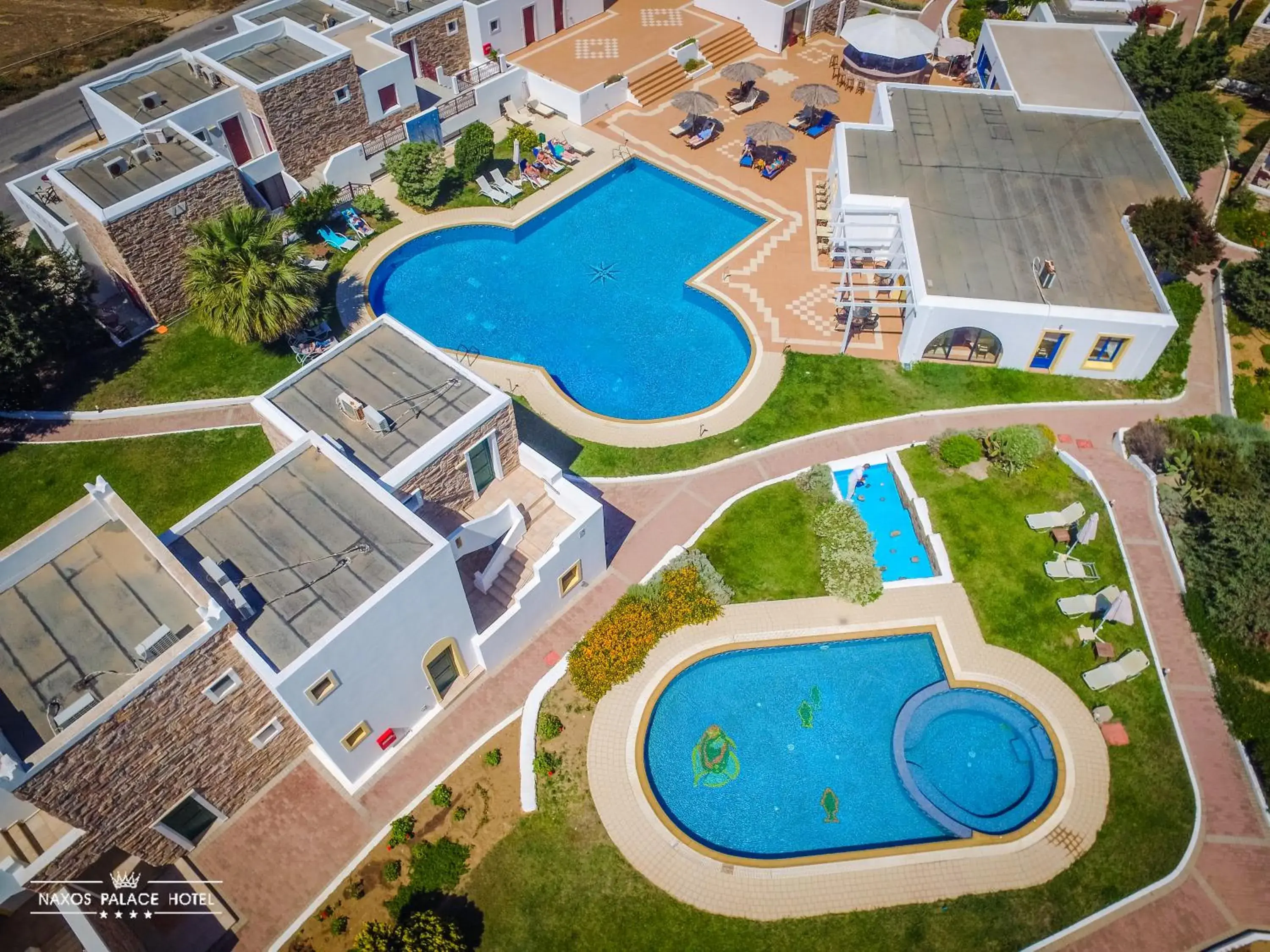 Bird's eye view in Naxos Palace Hotel Bird's eye view in Naxos Palace Hotel