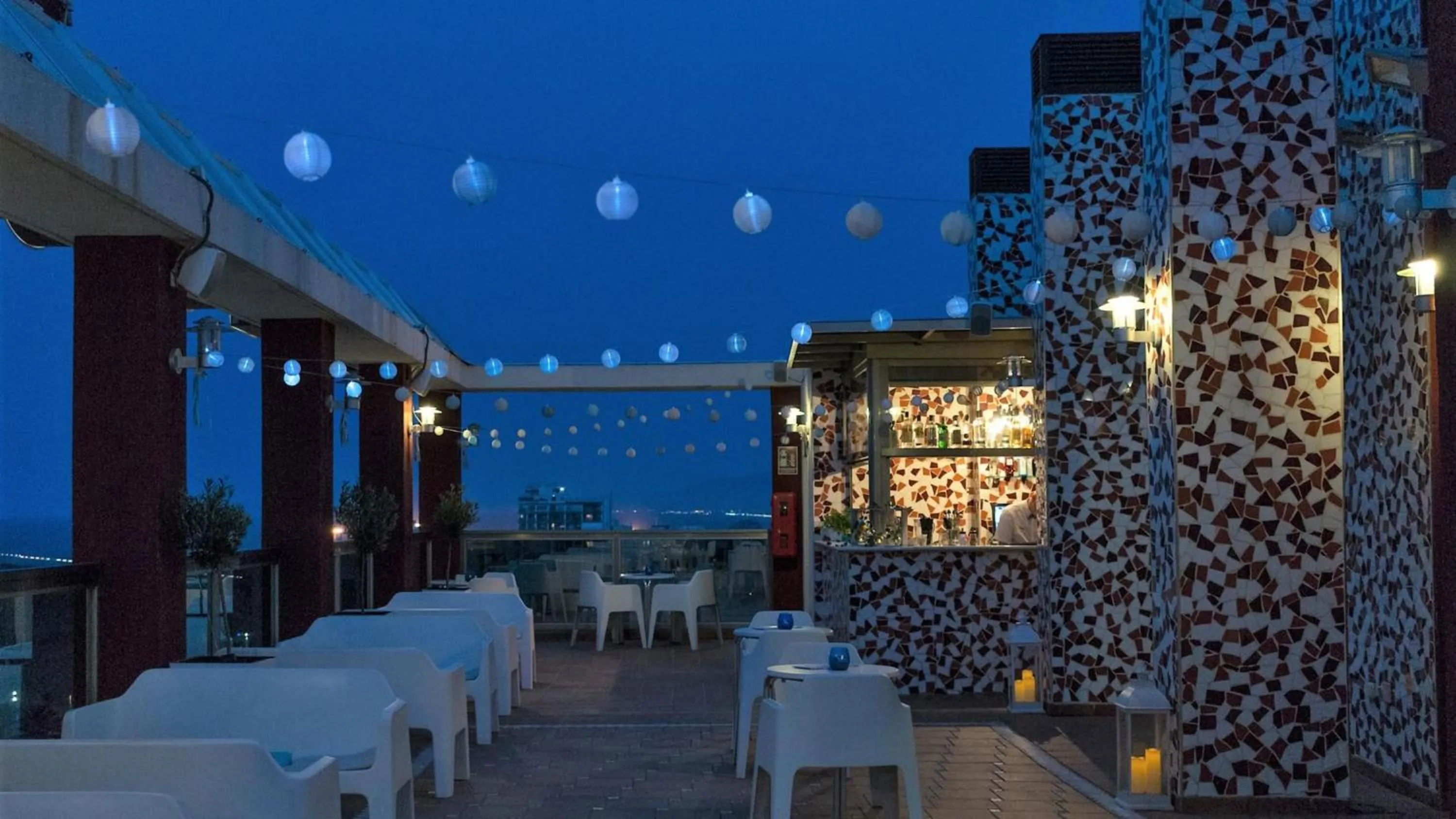 Balcony/Terrace in Hotel RH Gijón & Spa