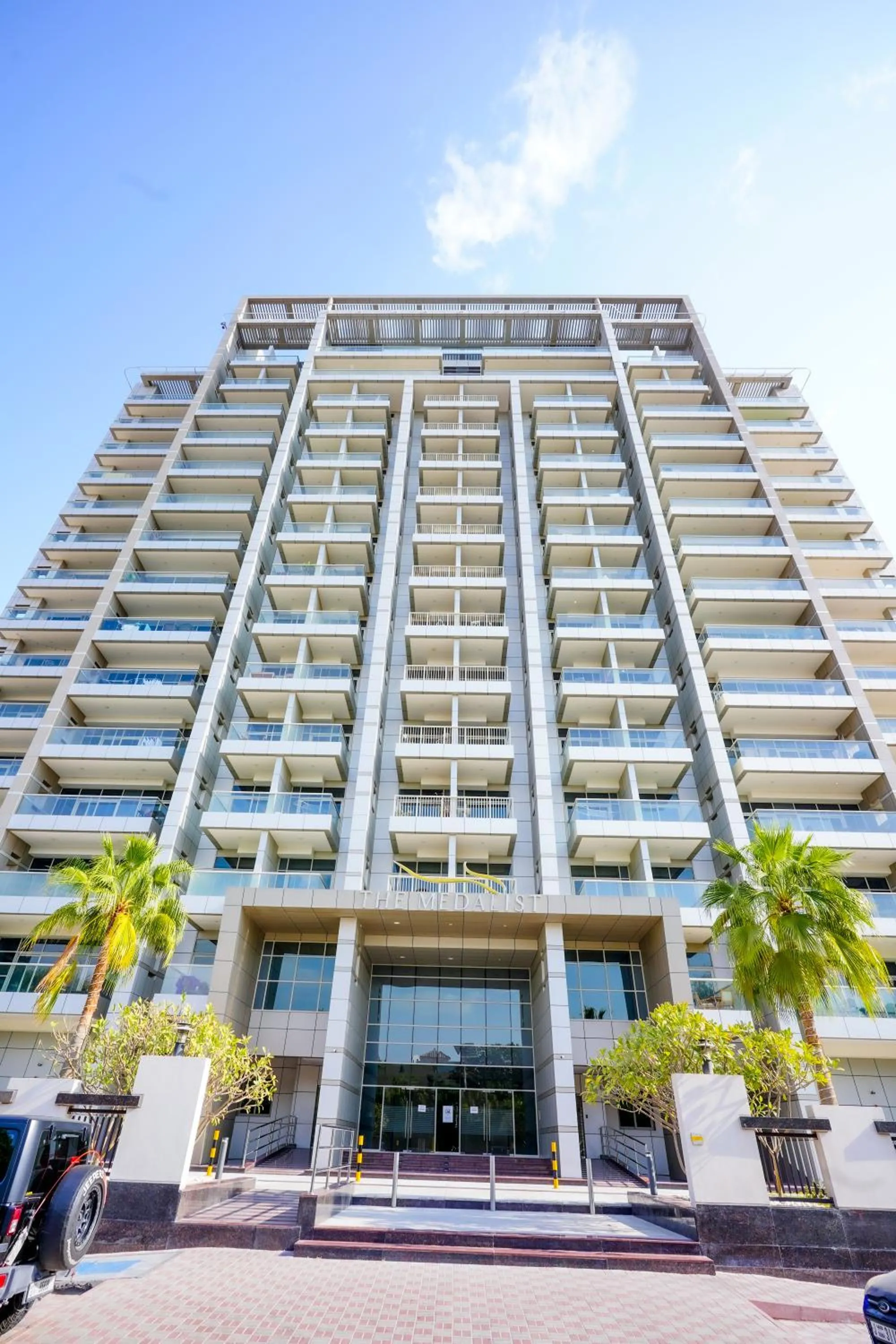 Property building in Unique 1BR Apartment in Sport City