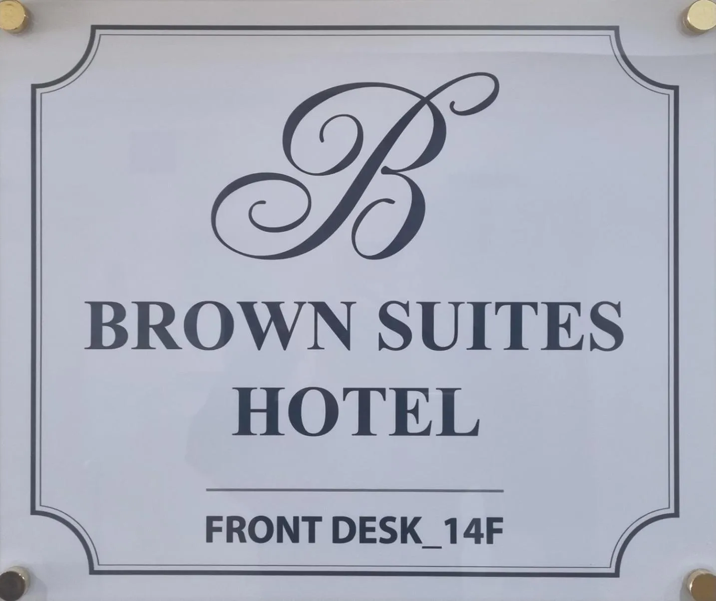 Property building in Brown Suites Hotel Sinchon Central