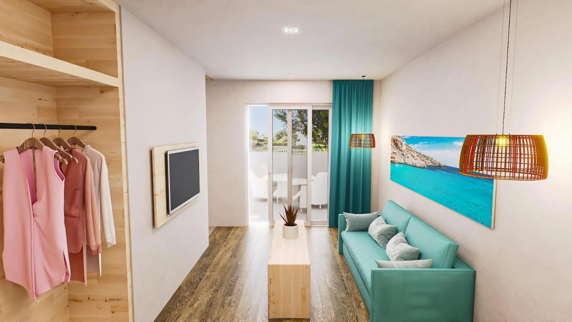 Photo of the whole room in MarSenses Ferrera Blanca Hotel Family