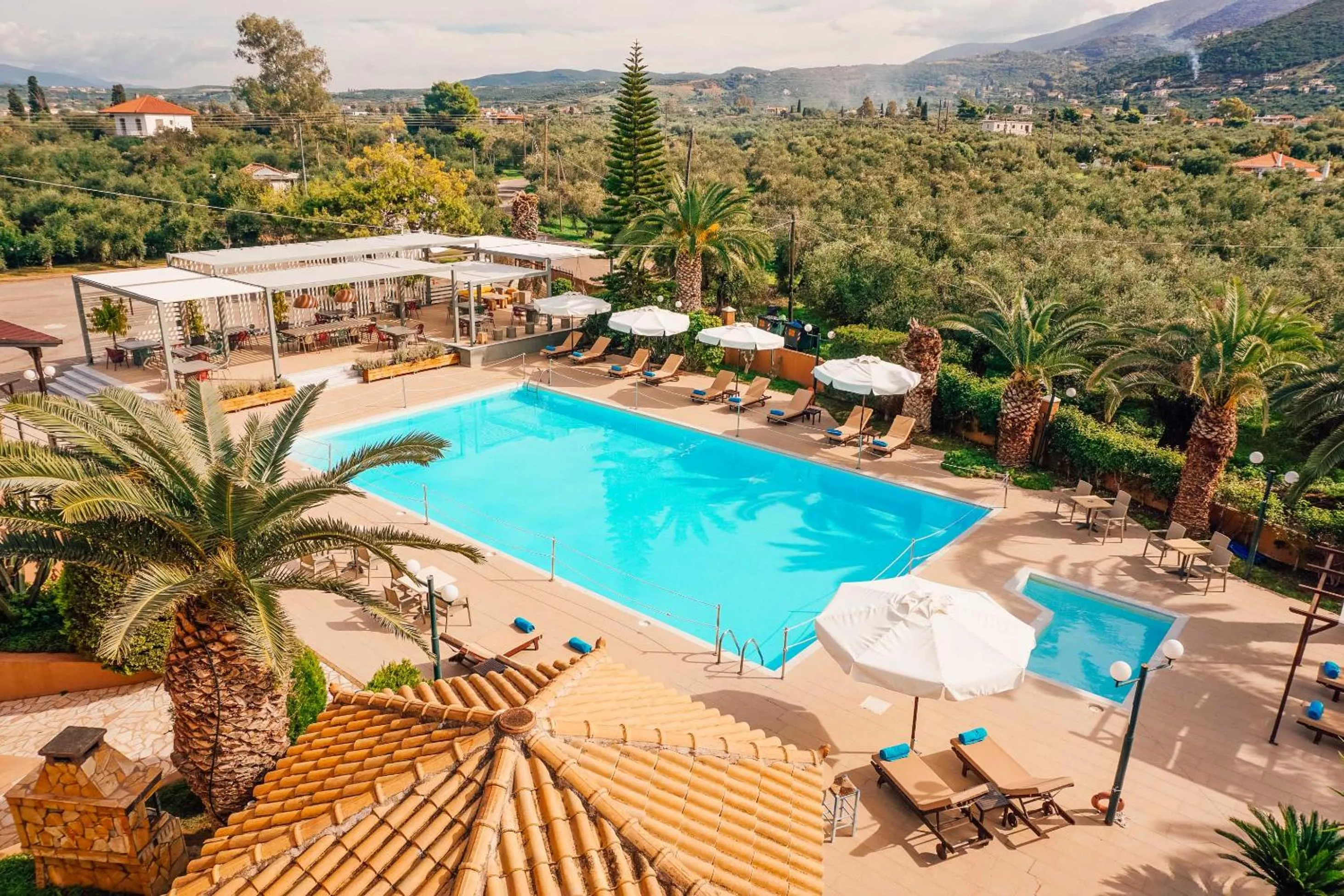 Pool view in Apollo Resort Art Hotel
