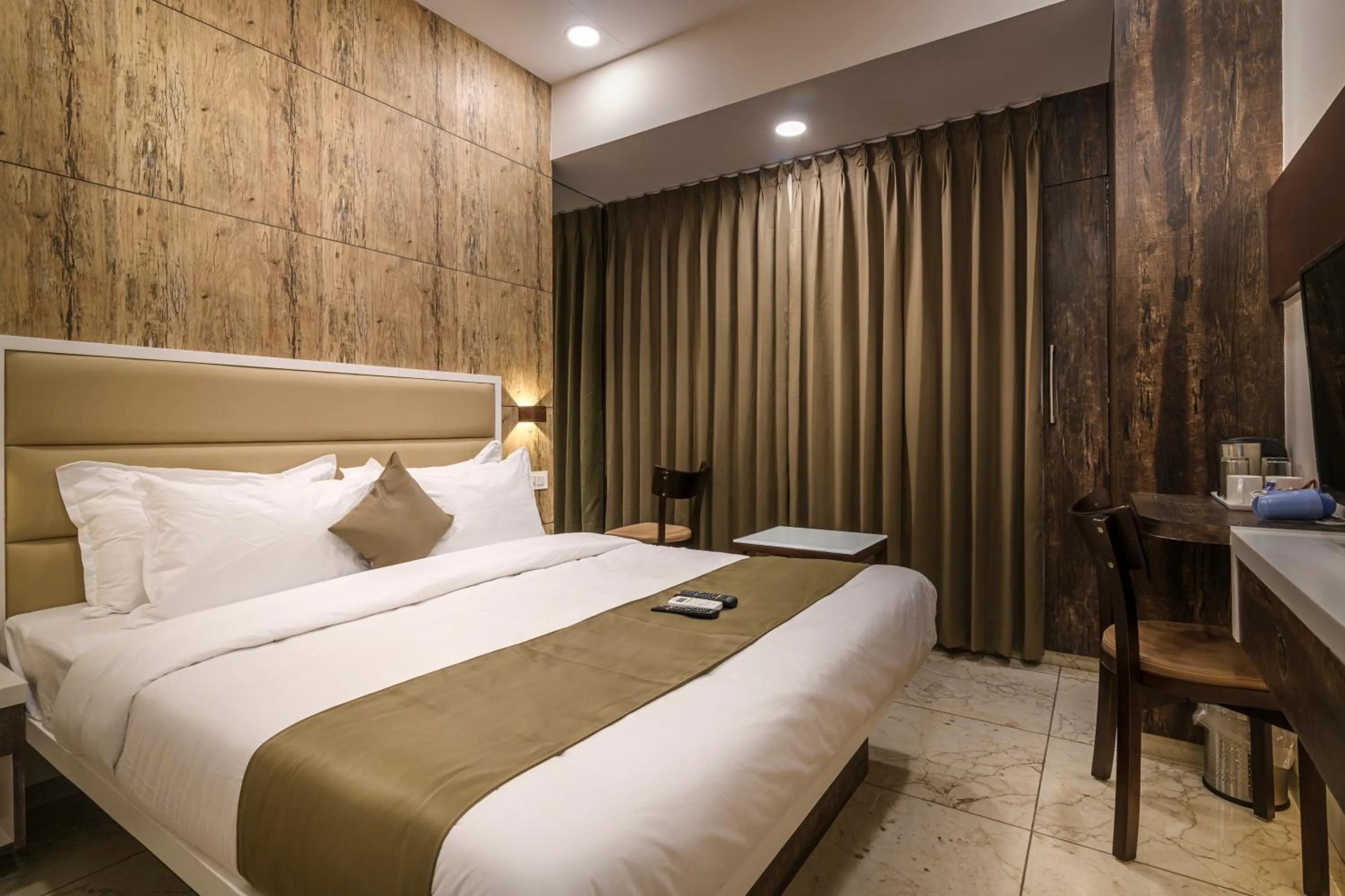 Bedroom, Bed in Hotel Royal Treat Surat