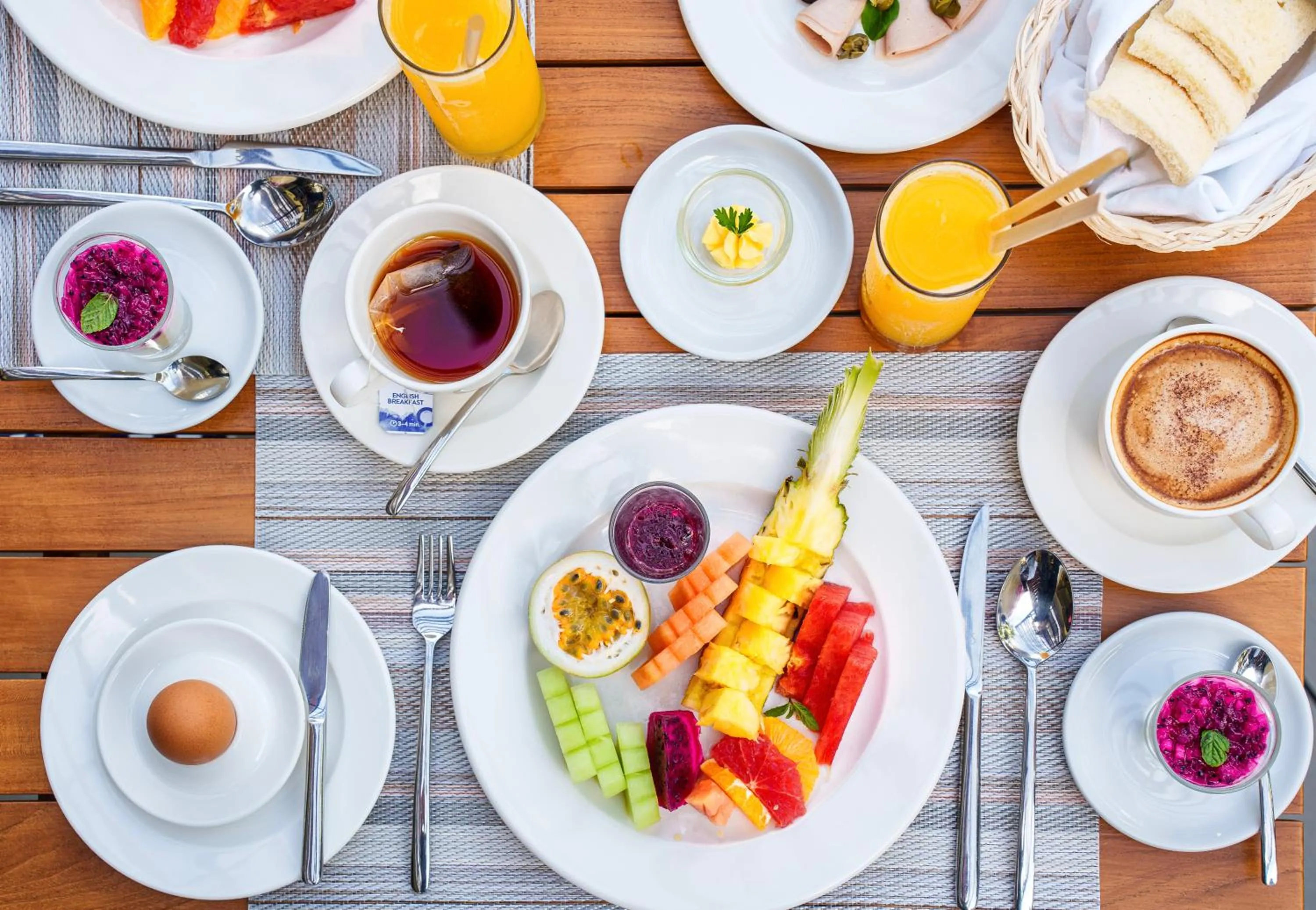 Breakfast in Ocean's Creek Beach Hotel