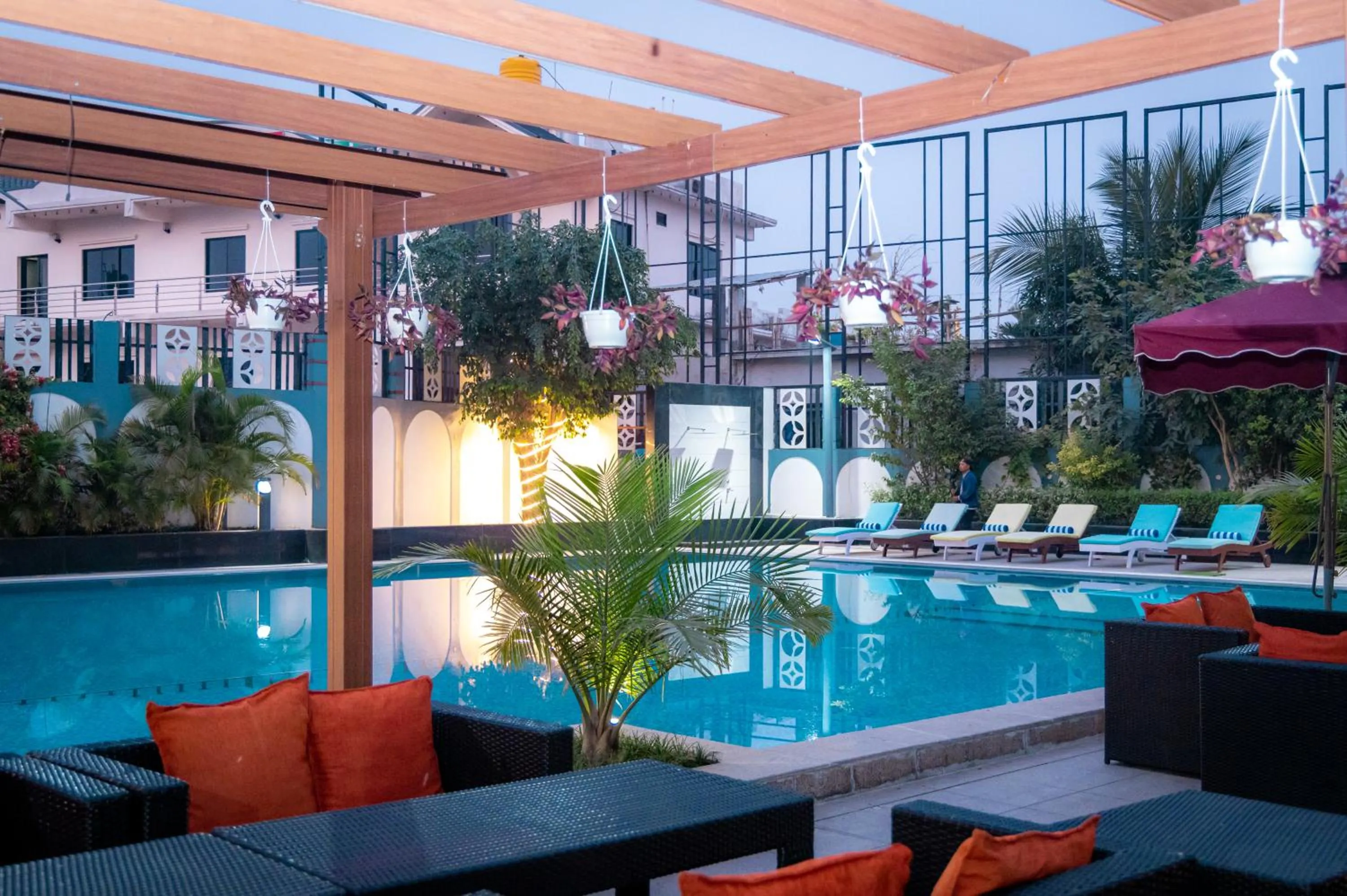 Swimming pool in Soaltee Westend Itahari