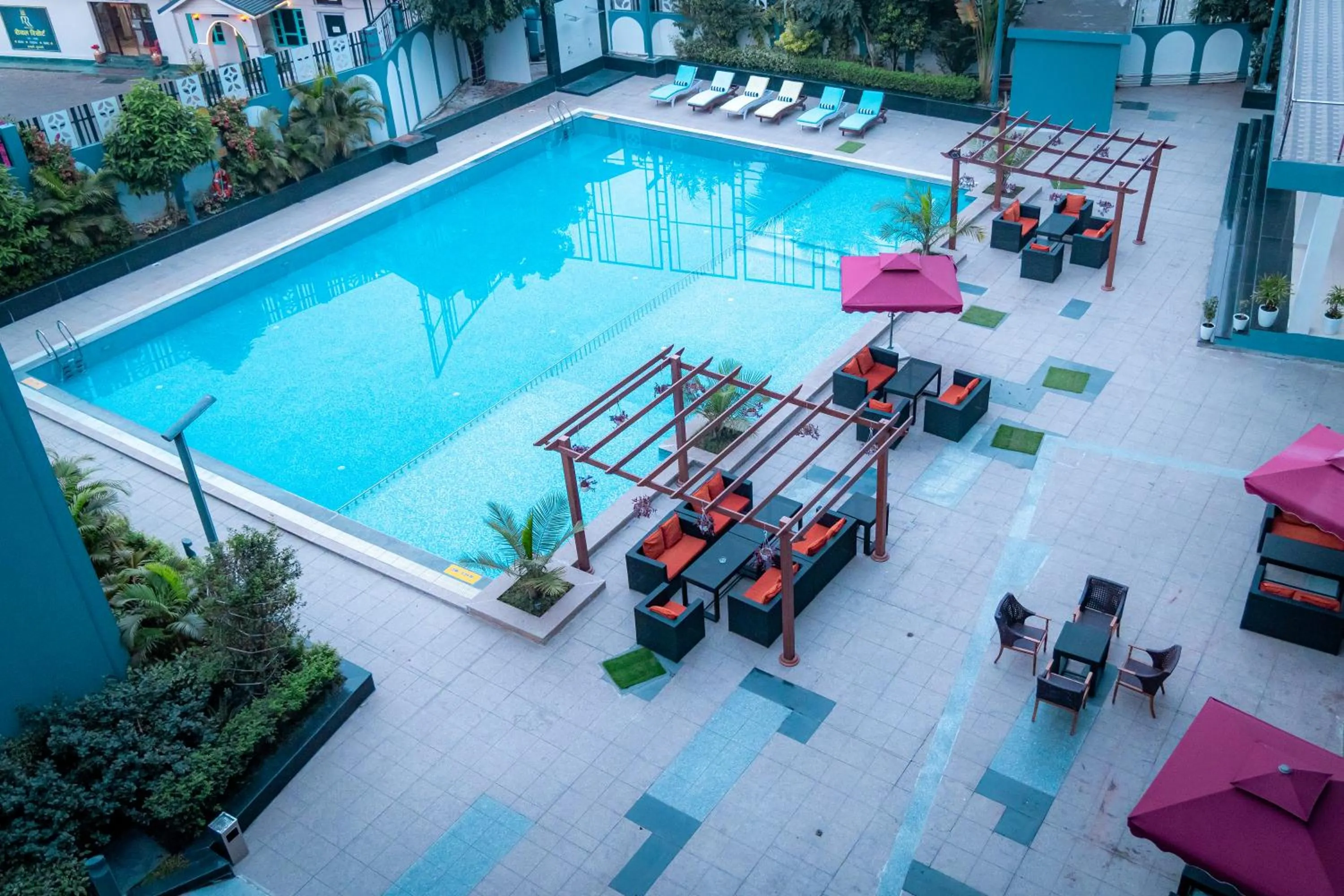 Pool view in Soaltee Westend Itahari