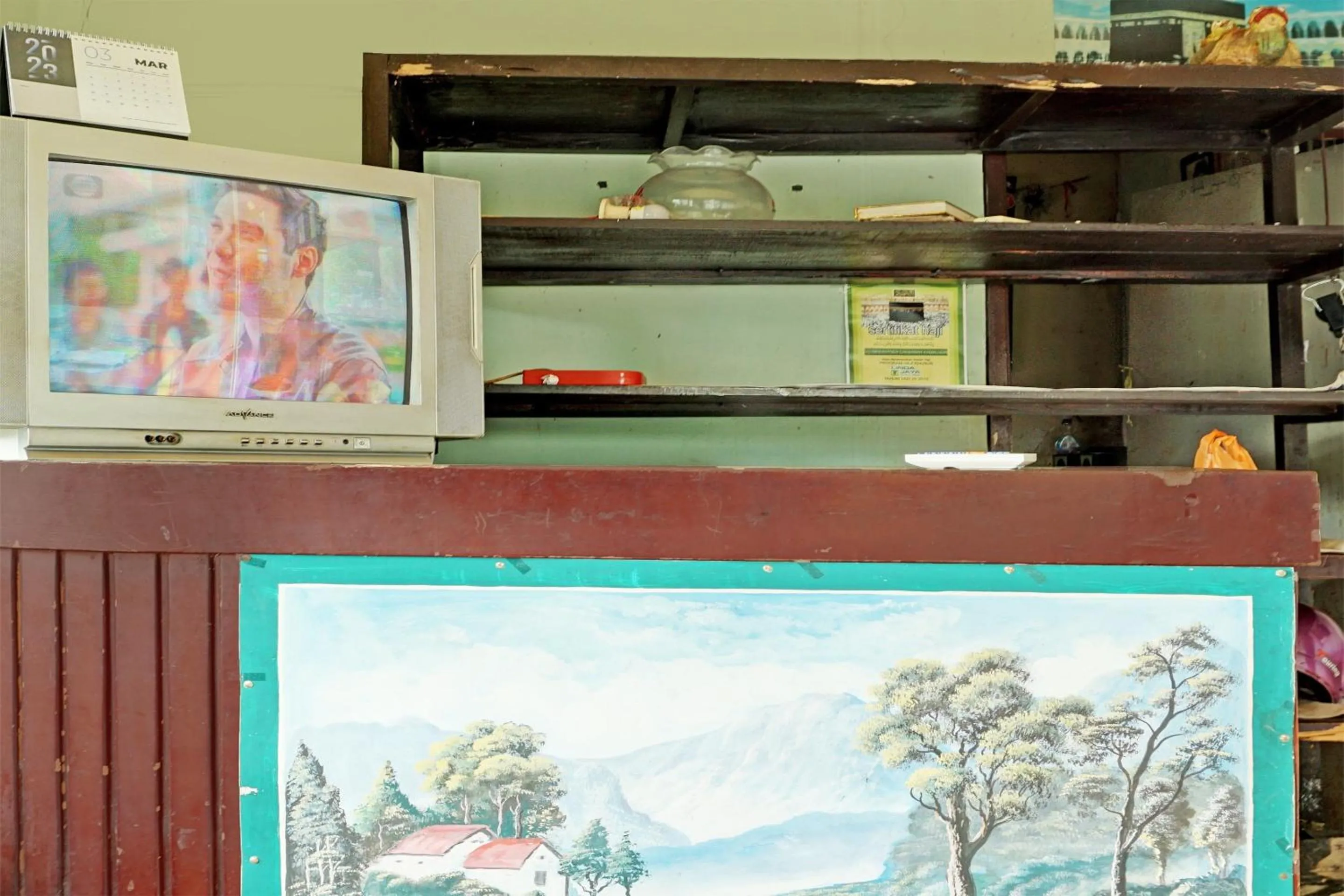 Lobby or reception in Hotel O Dhaha Penginapan House Syariah