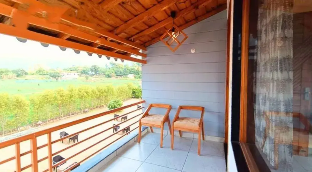 Balcony/Terrace in KK Jungle View Resort Balcony/Terrace in KK Jungle View Resort