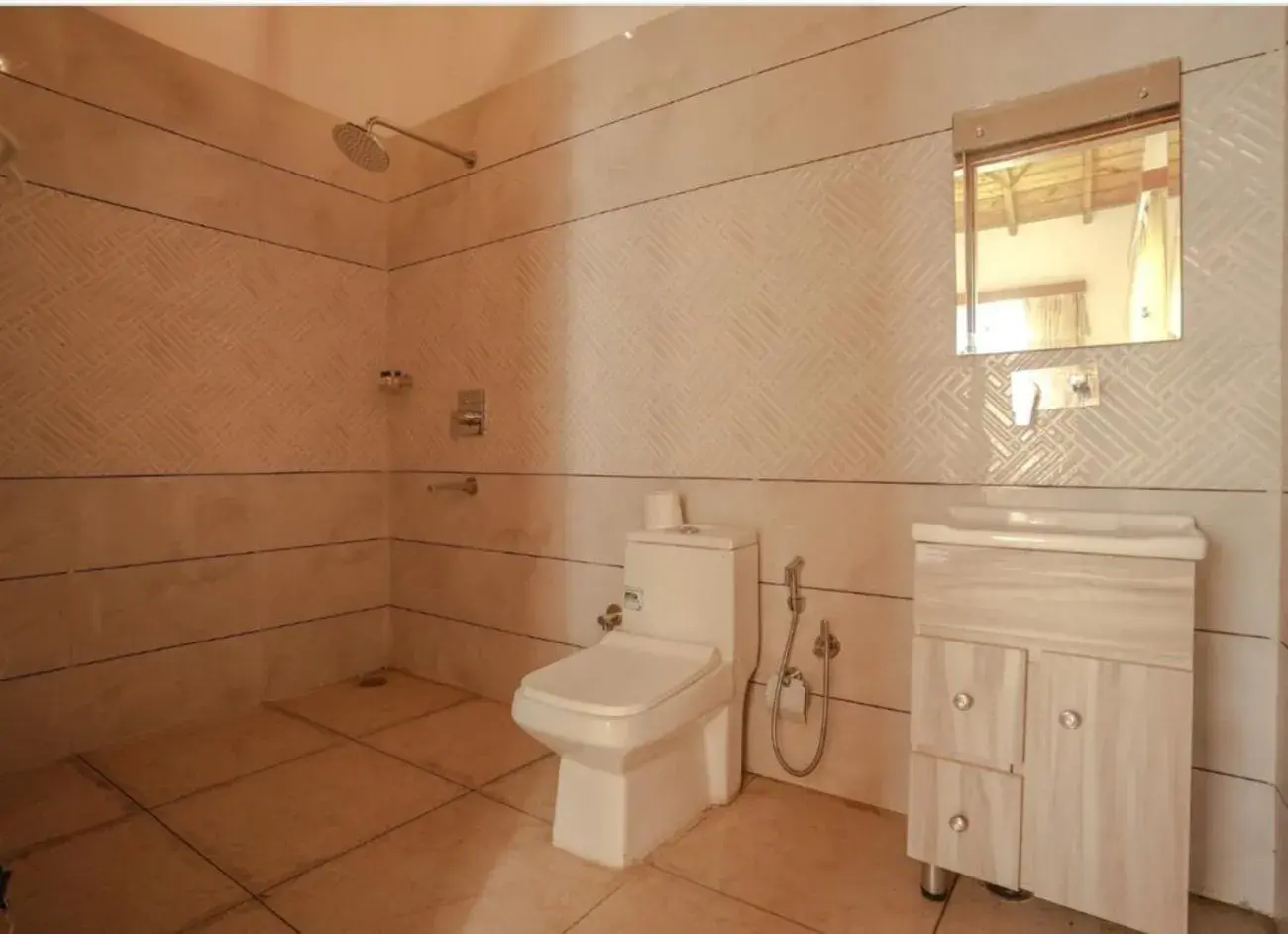 Bathroom in KK Jungle View Resort - Jim Corbett Bathroom in KK Jungle View Resort - Jim Corbett