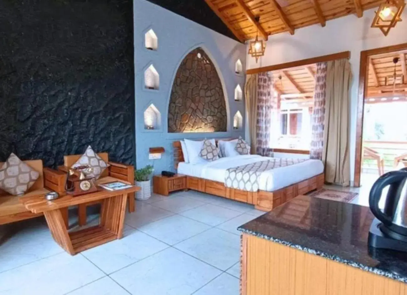 Bedroom, Bed in KK Jungle View Resort Bedroom, Bed in KK Jungle View Resort