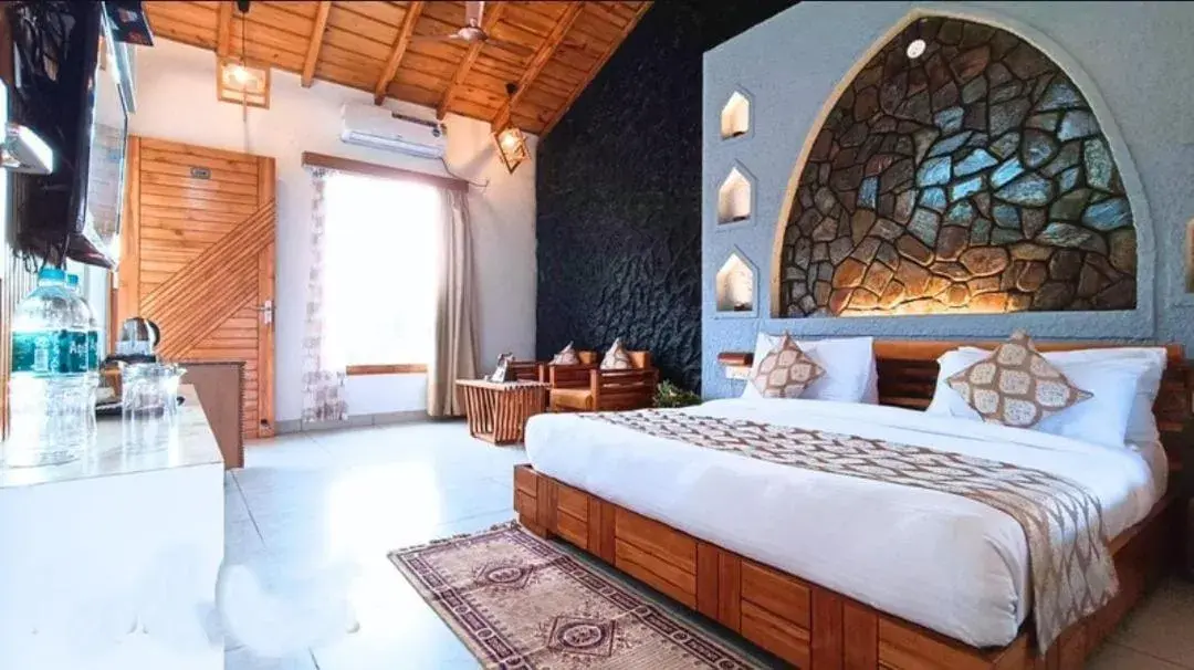 Bedroom, Bed in KK Jungle View Resort Bedroom, Bed in KK Jungle View Resort