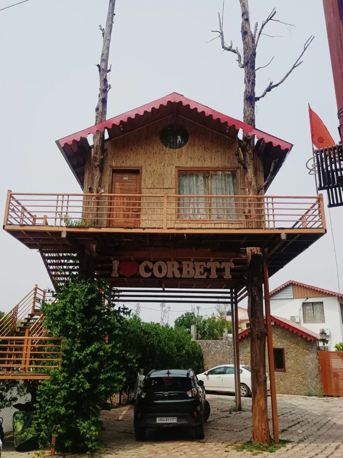 Property building in KK Jungle View Resort Property building in KK Jungle View Resort