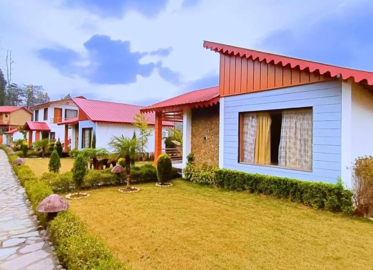 Property building in KK Jungle View Resort - Jim Corbett