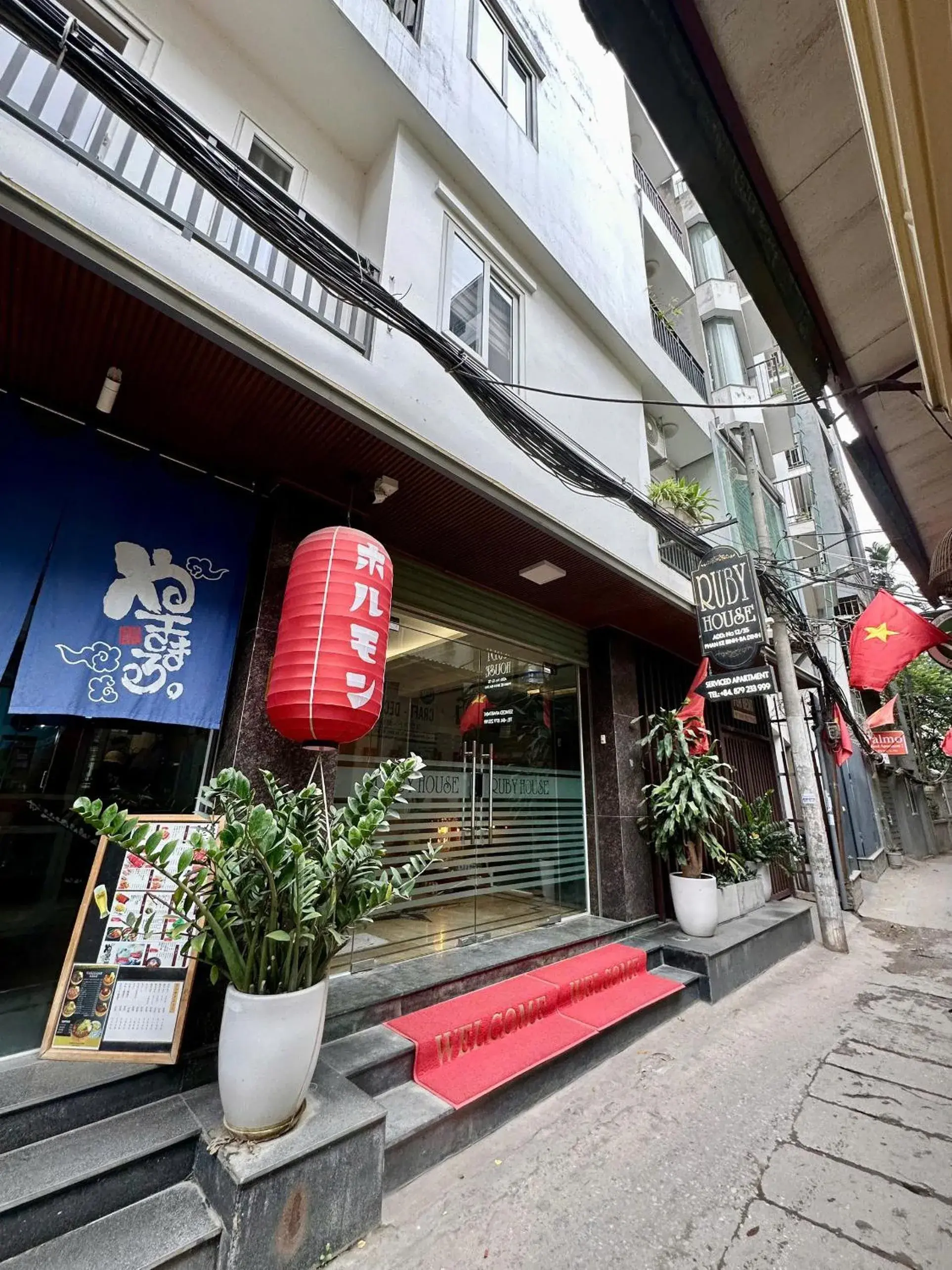 Property building in Ruby Serviced Apartment Phan Ke Binh Property building in Ruby Serviced Apartment Phan Ke Binh