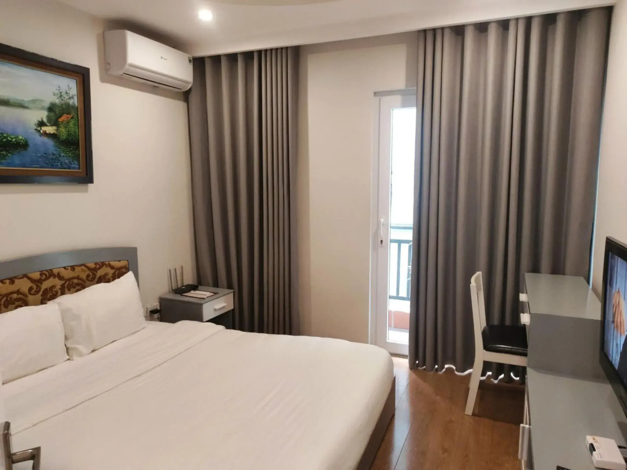 View (from property/room), Bed in Ruby Serviced Apartment Phan Ke Binh View (from property/room), Bed in Ruby Serviced Apartment Phan Ke Binh