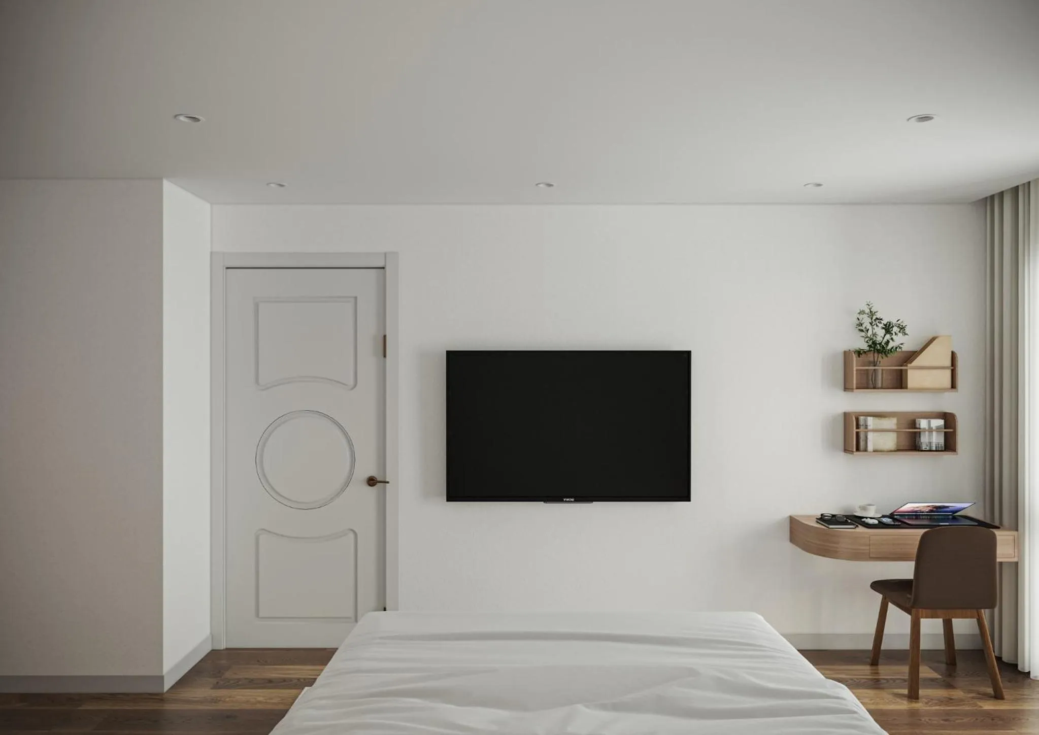 Bed in Ruby Serviced Apartment Phan Ke Binh