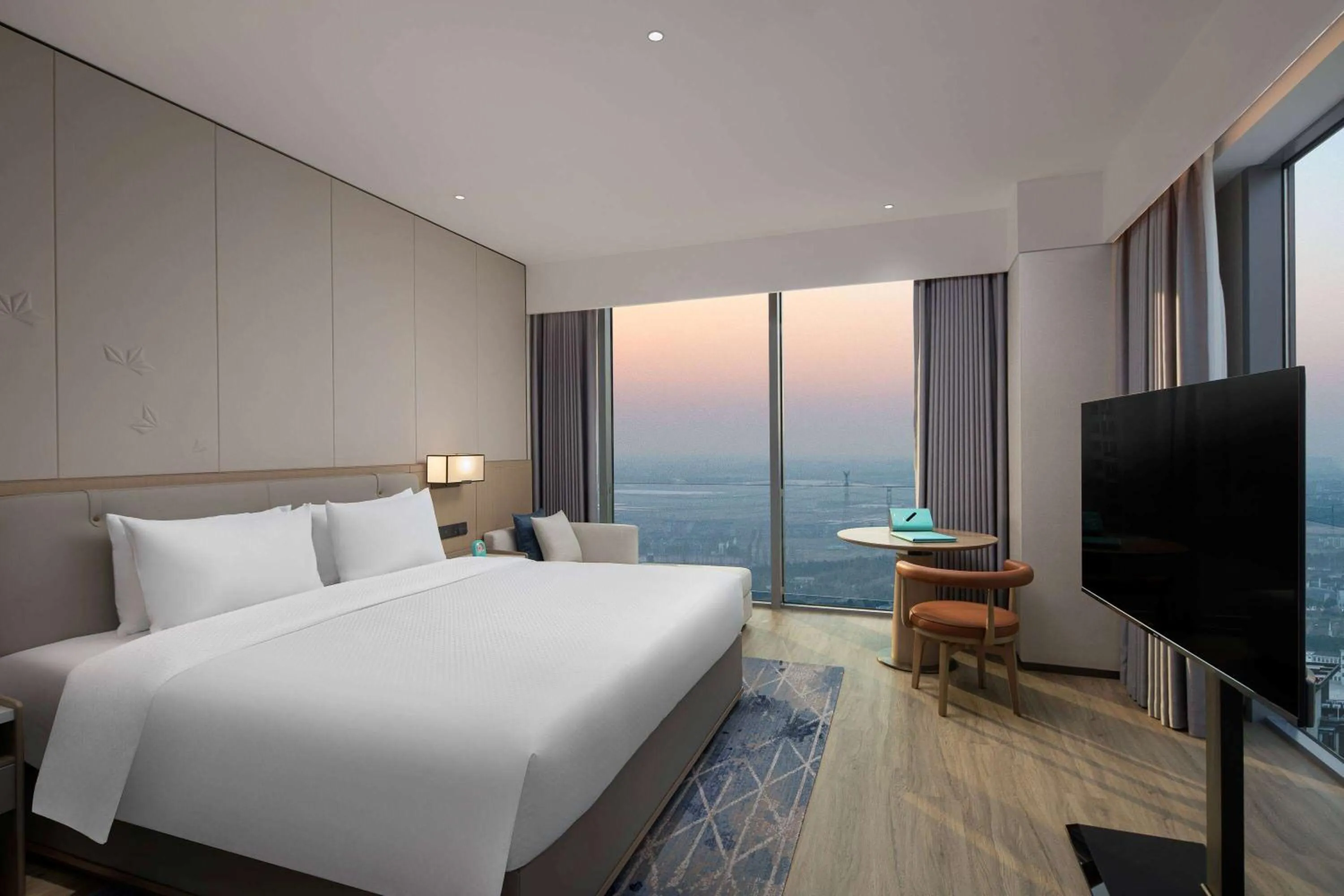 Photo of the whole room, Bed in Wyndham Changzhou Xinbei