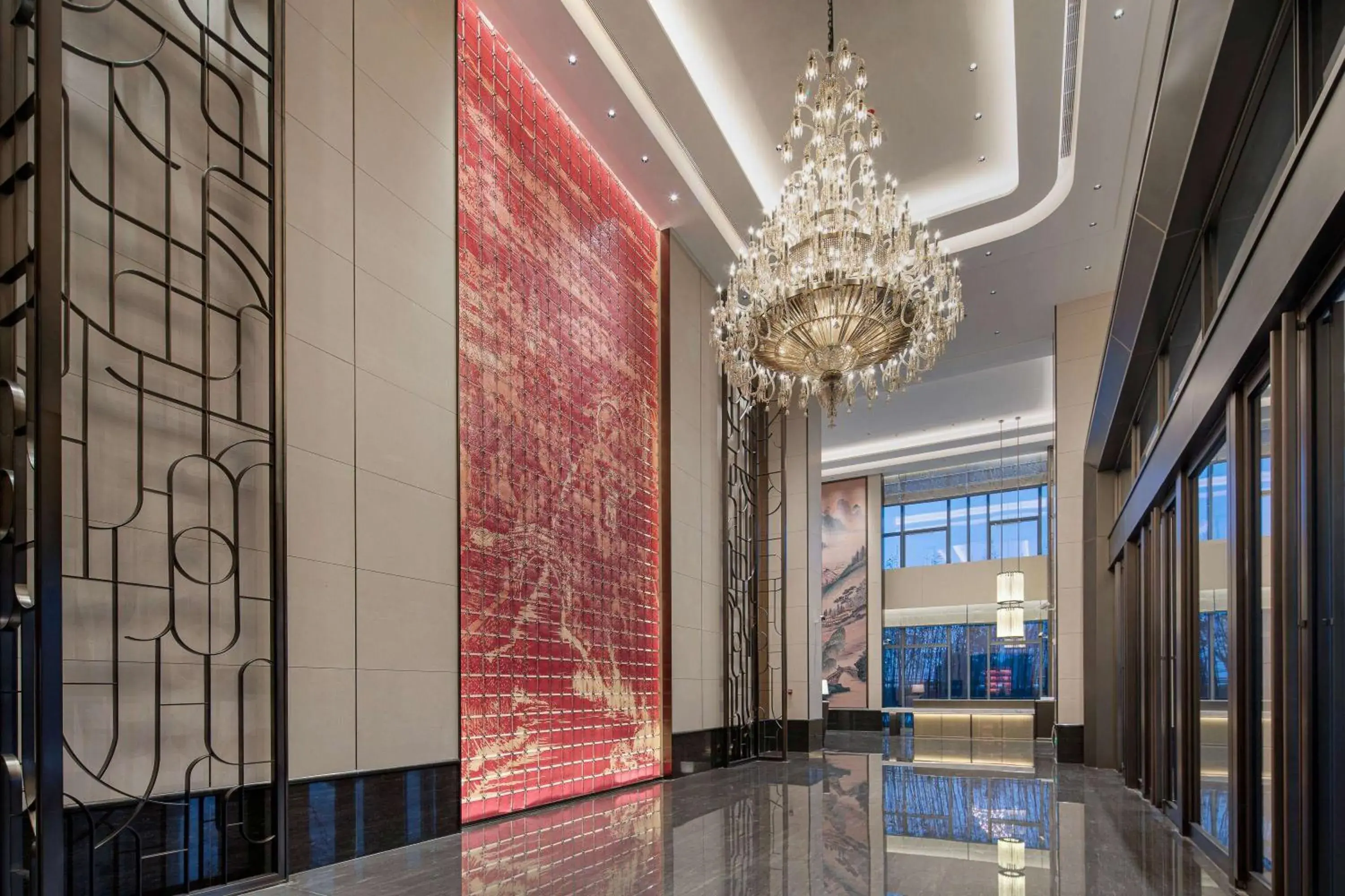 Lobby or reception in Wyndham Changzhou Xinbei Lobby or reception in Wyndham Changzhou Xinbei
