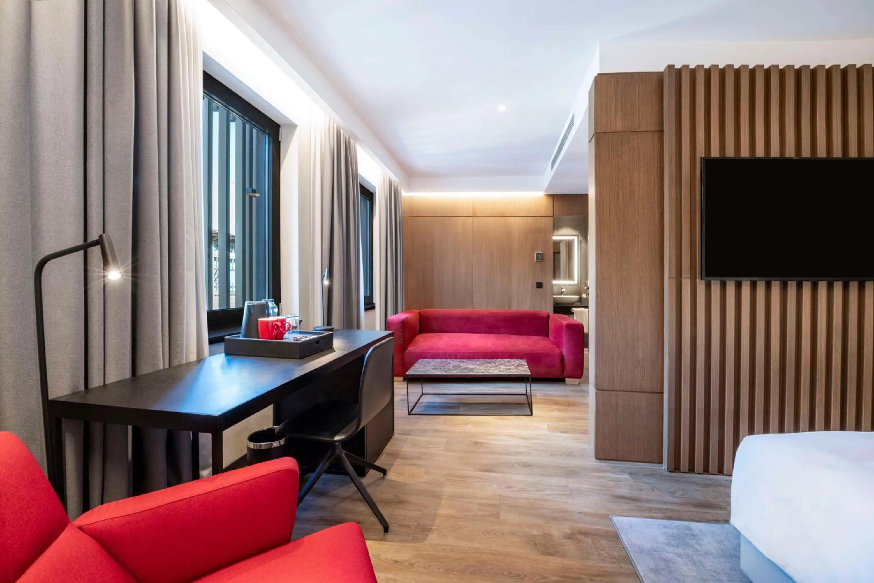 Bedroom, Bed in Radisson RED Tbilisi