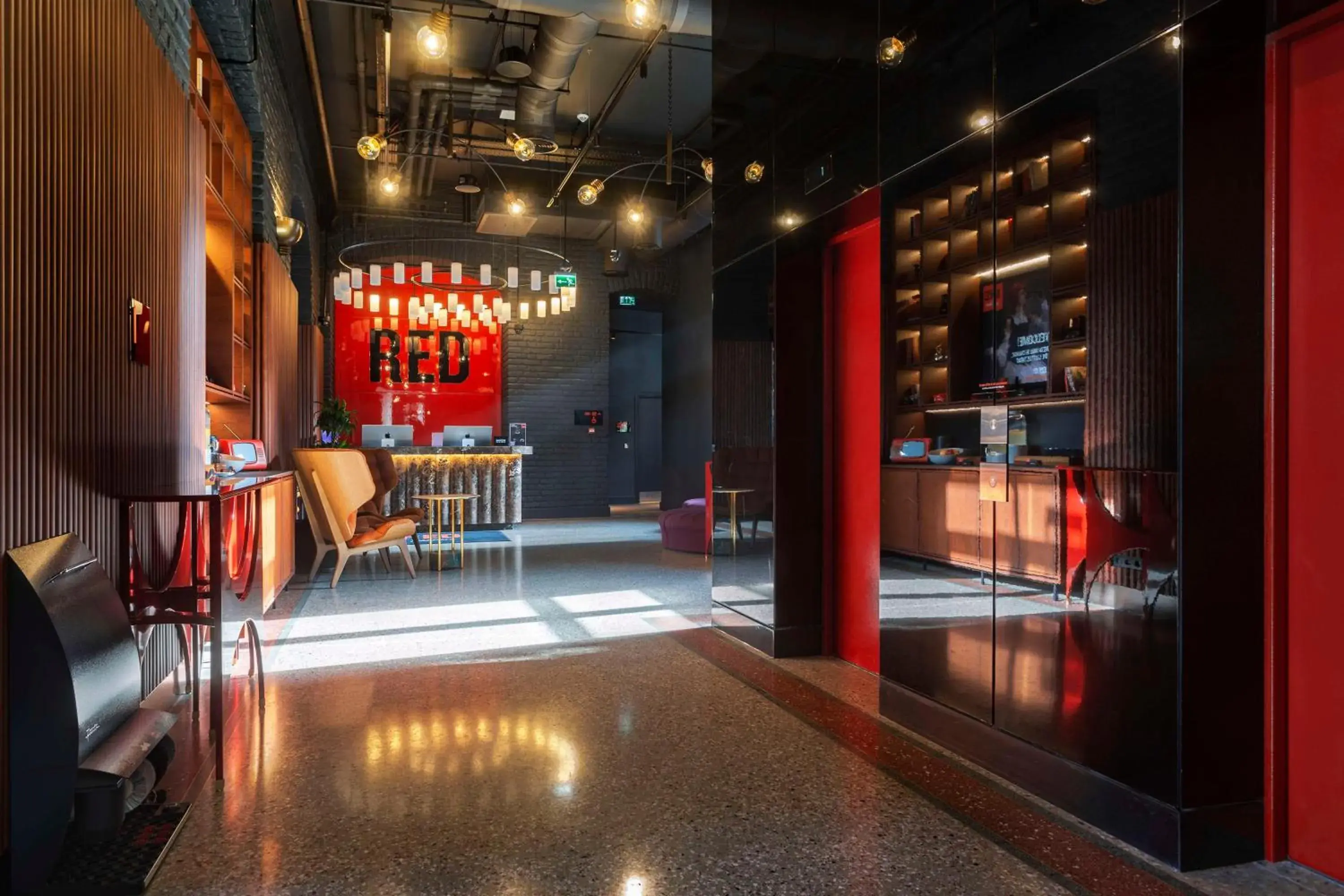 Lobby or reception in Radisson RED Tbilisi Lobby or reception in Radisson RED Tbilisi