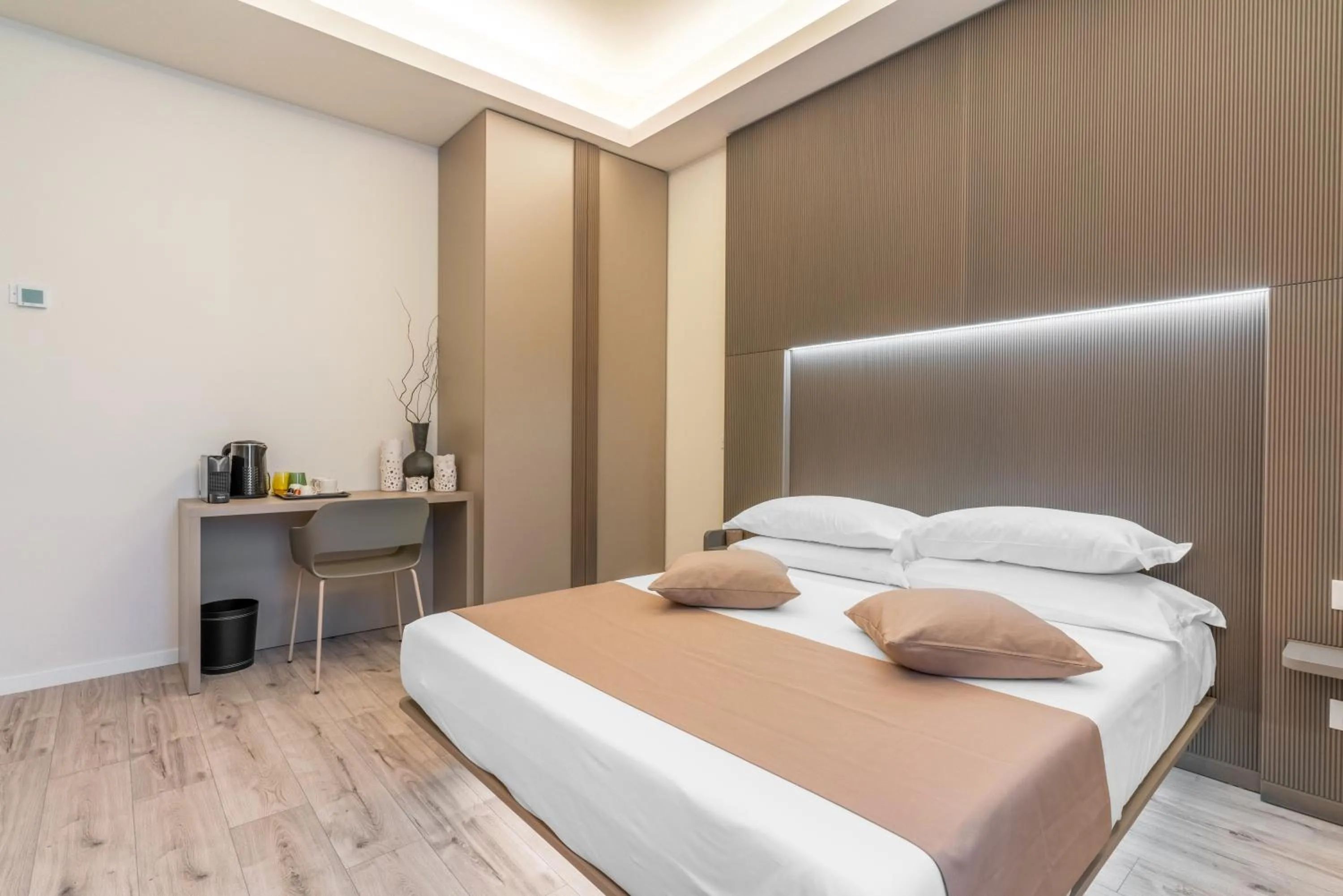 Bed in Meneghina Suites Foresteria Lombarda